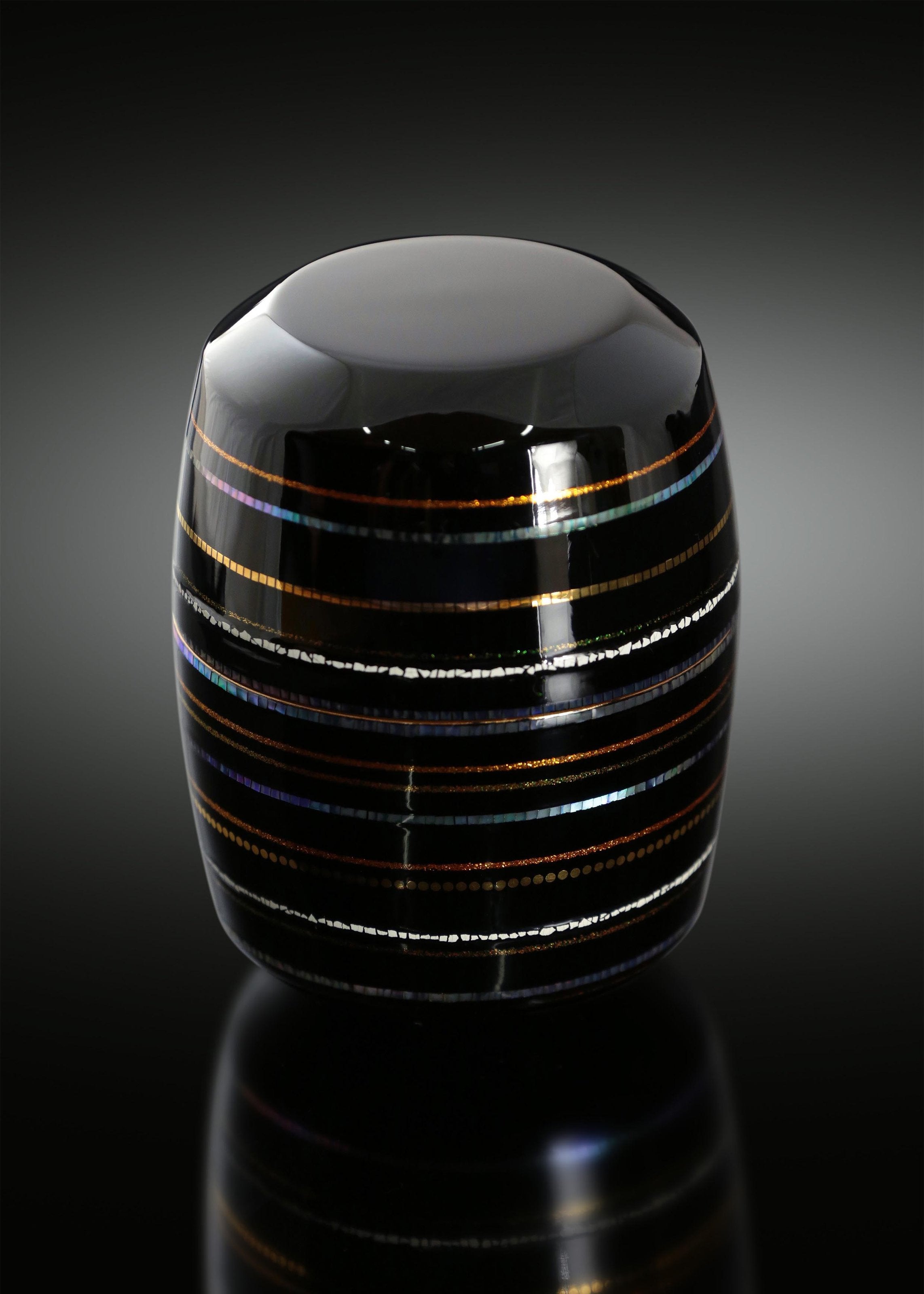 貝殼鑲嵌茶棗|松山作品