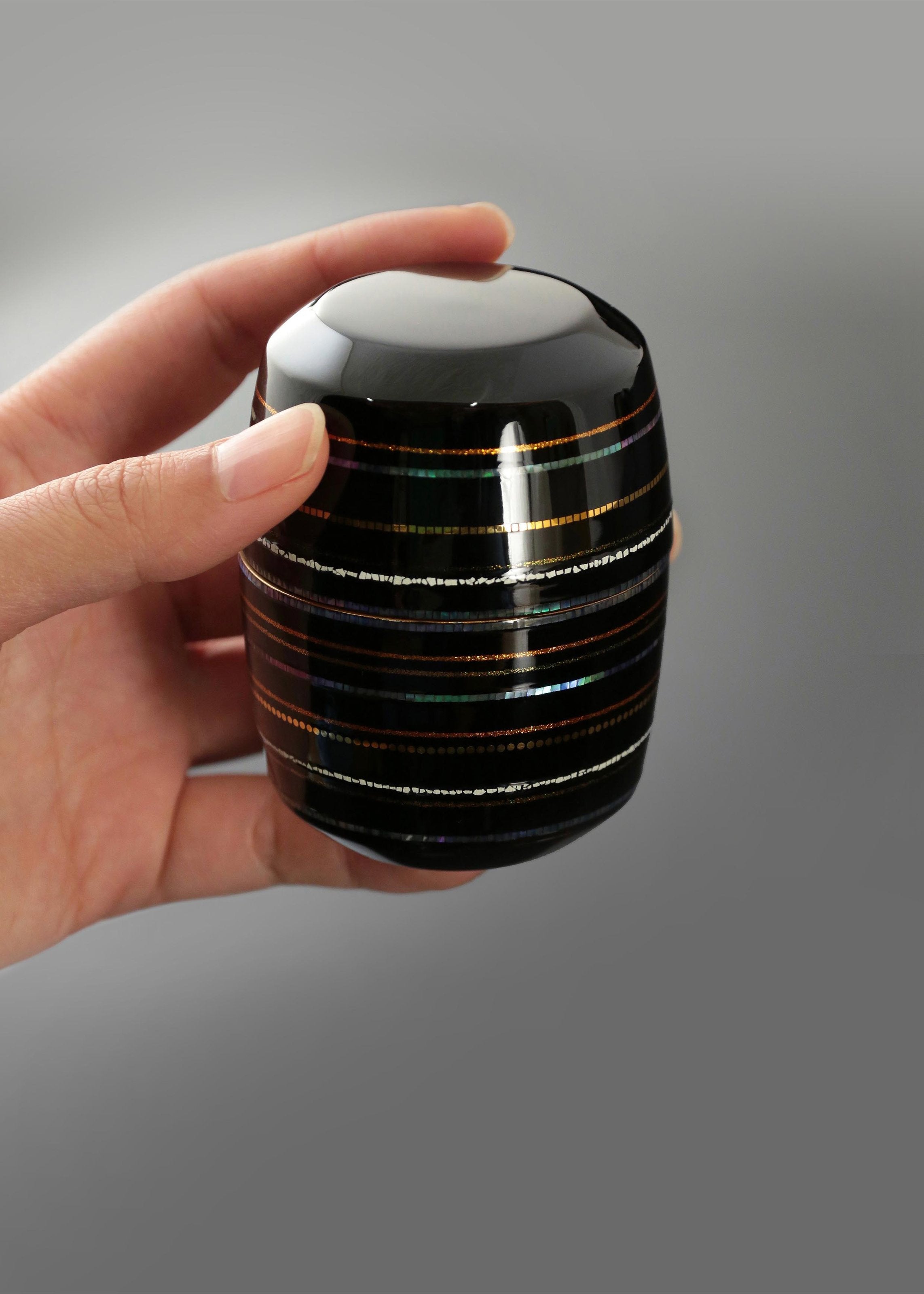 貝殼鑲嵌茶棗|松山作品