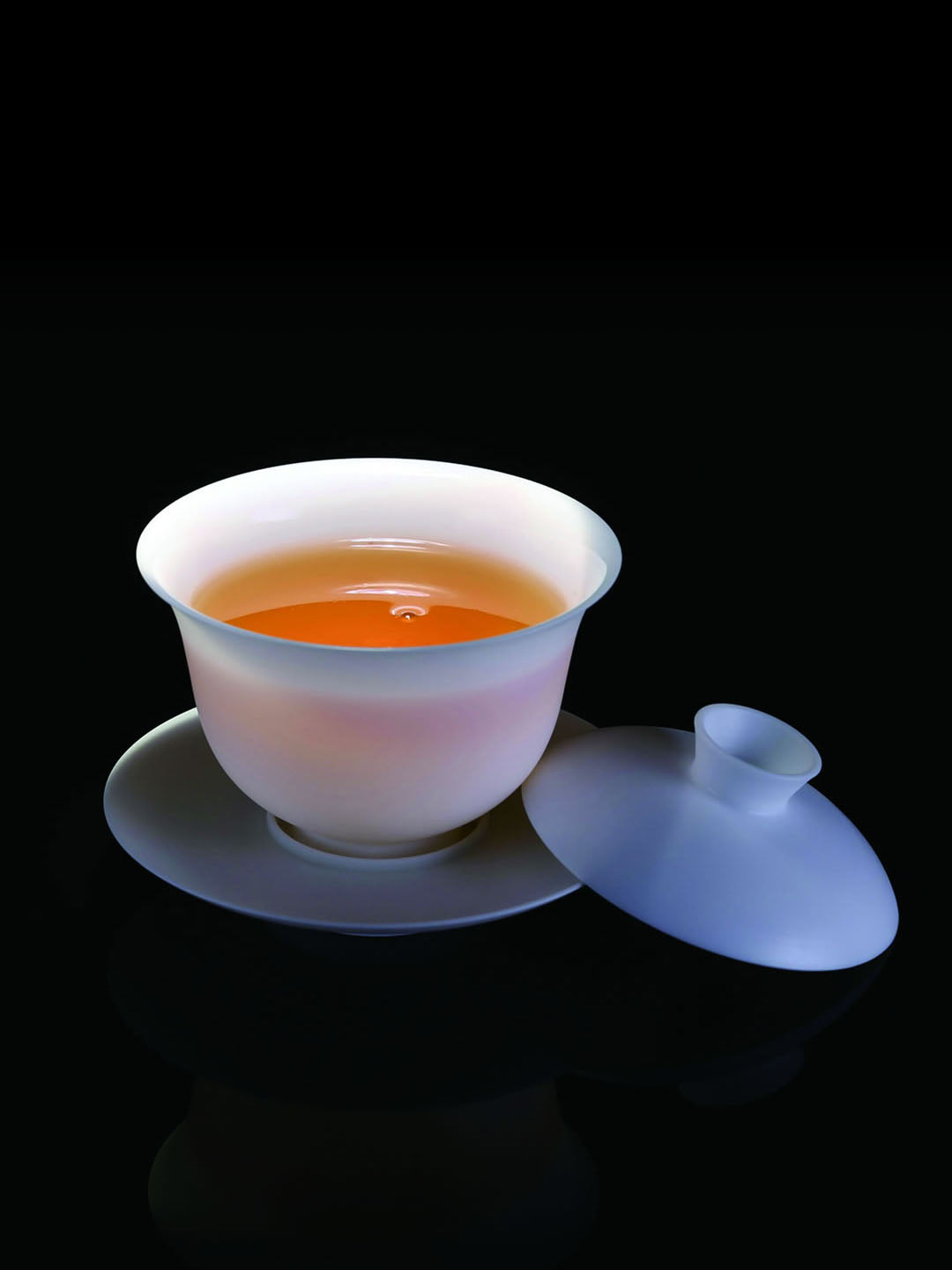 Dayazhai Plain Porcelain Lidded Bowl / Cup