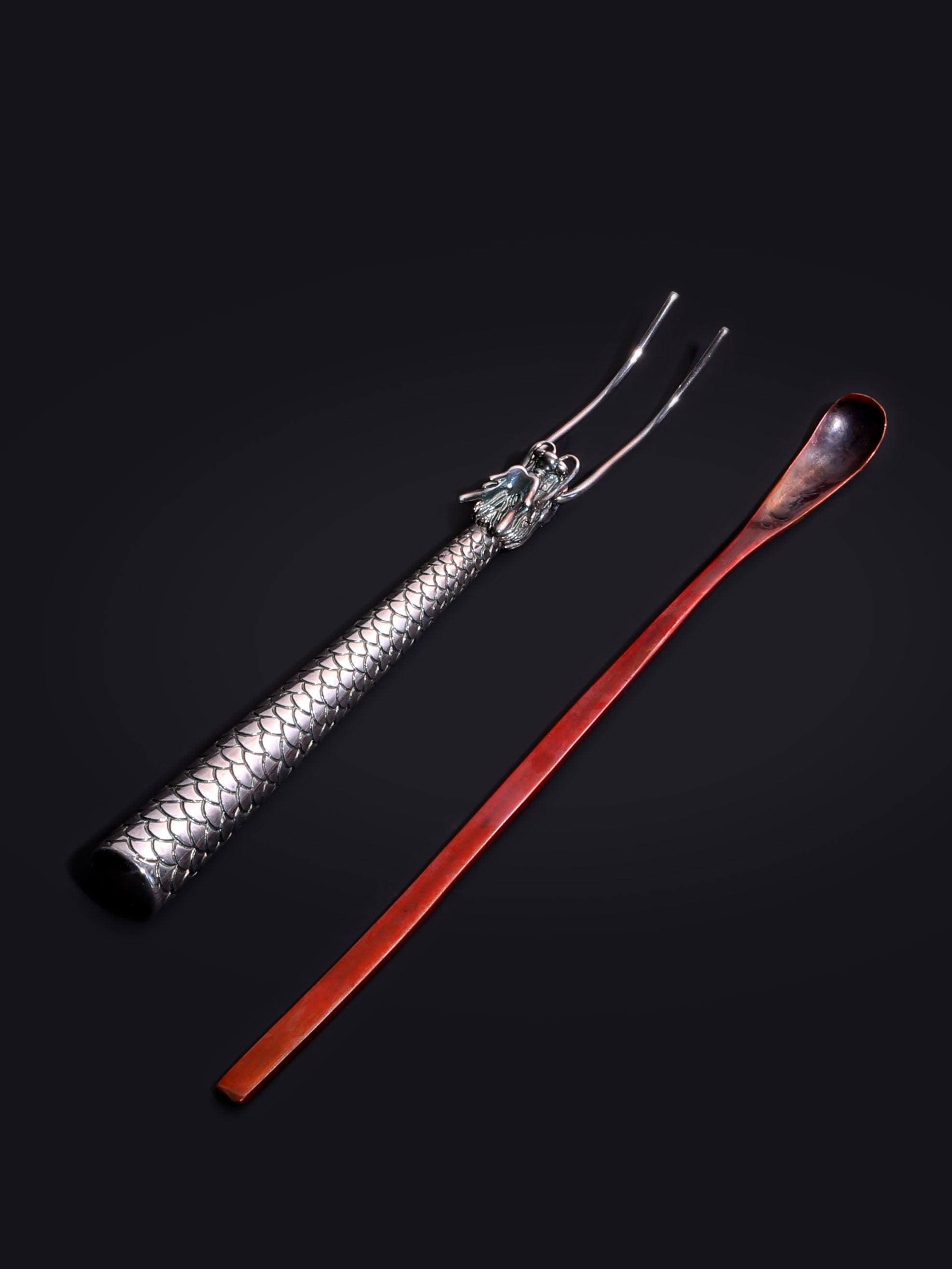 铜艺茶拨|苍龙茶挑