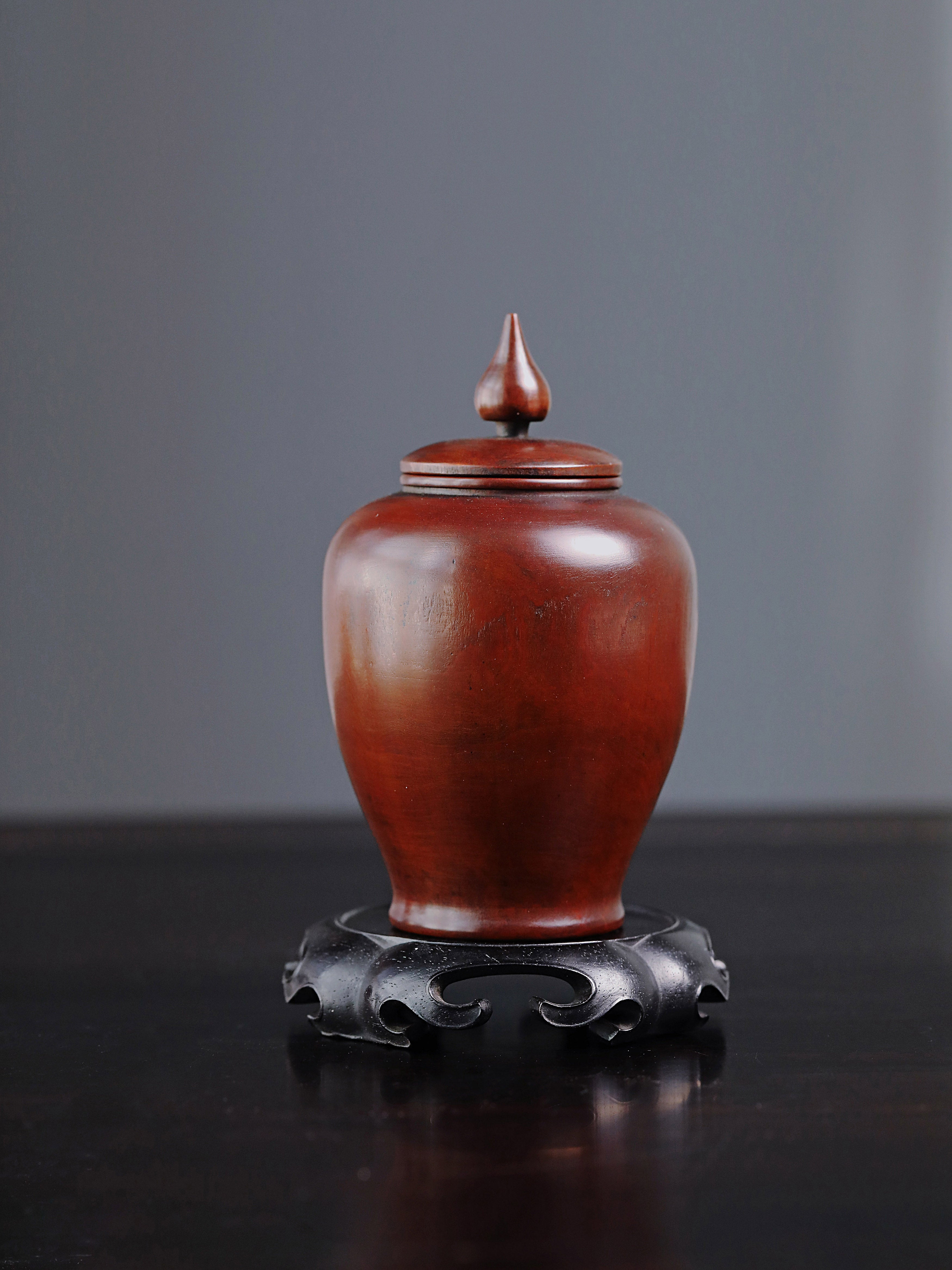 文房雅韵水盂、茶罐