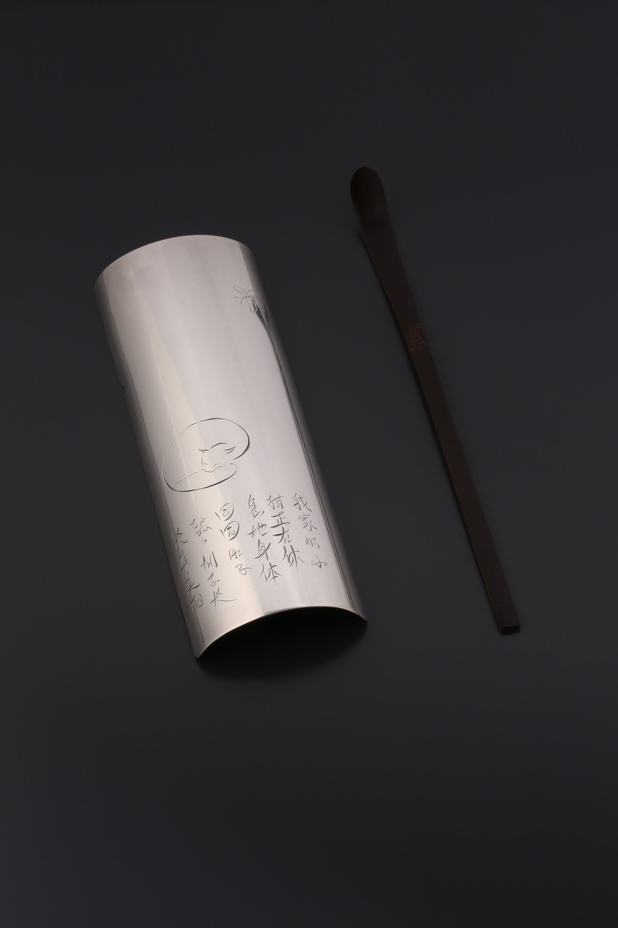 我家小猫纯银茶则