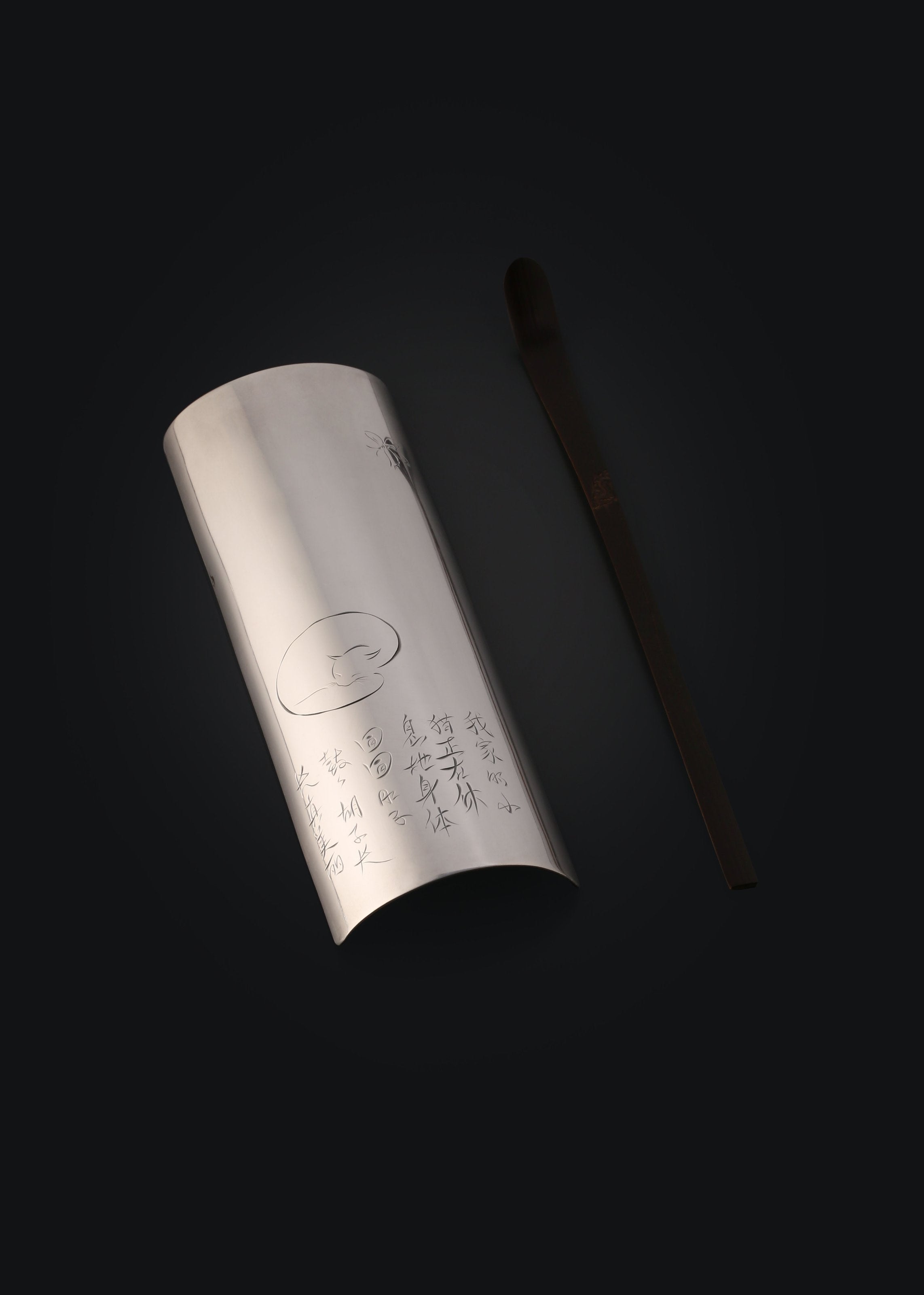 我家小猫纯银茶则