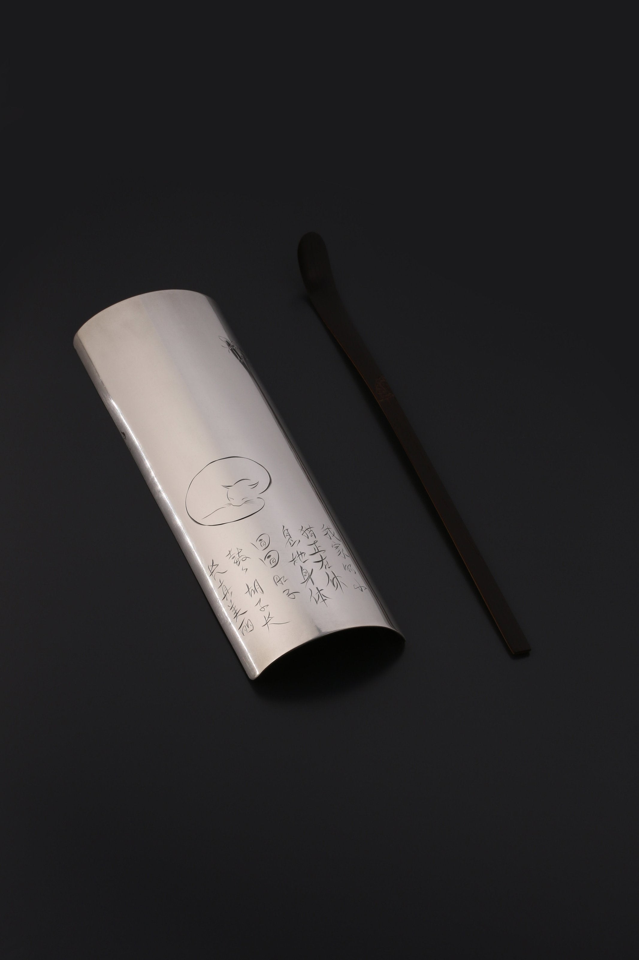 我家小猫纯银茶则