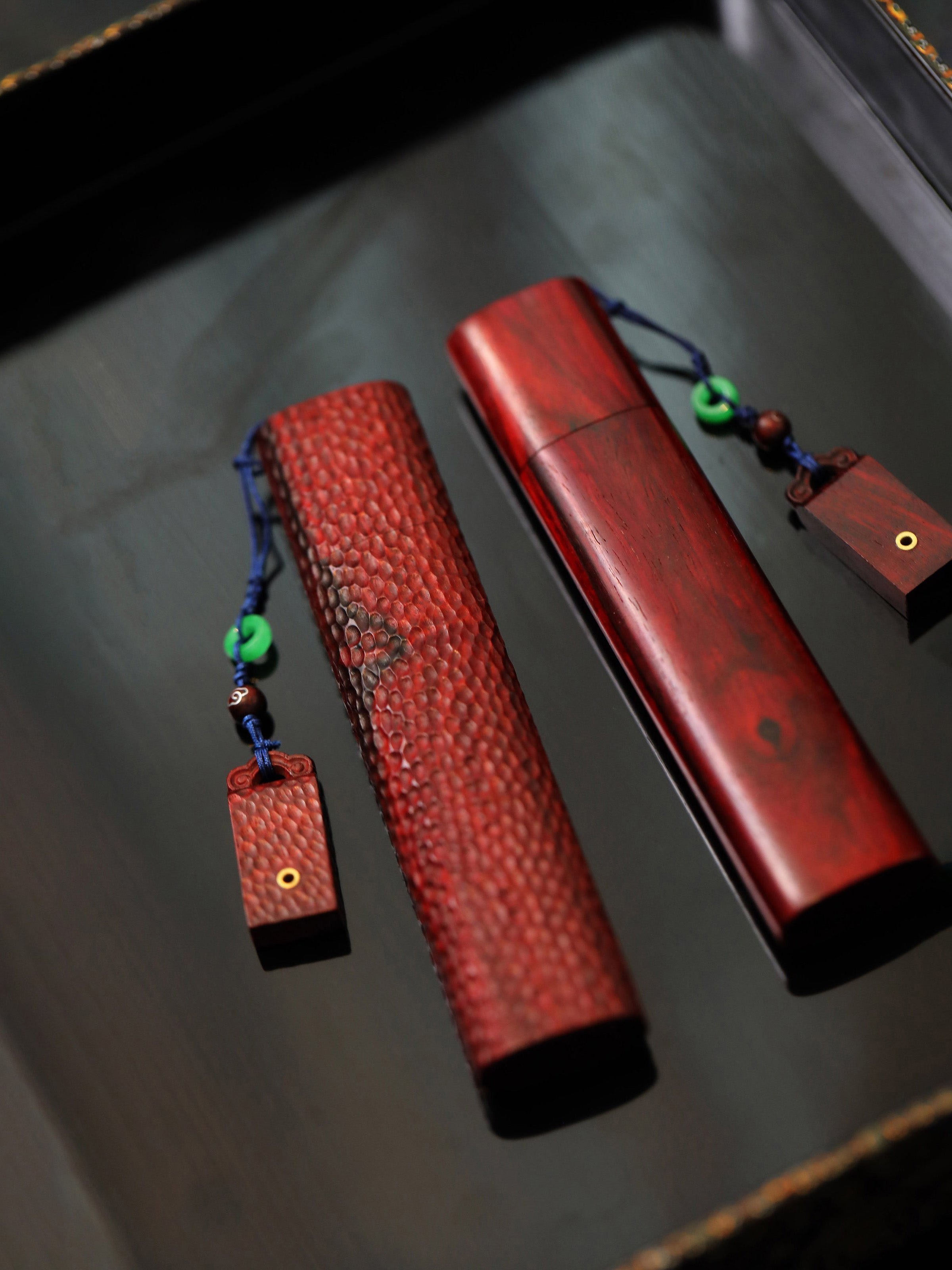 小叶紫檀香筒香插