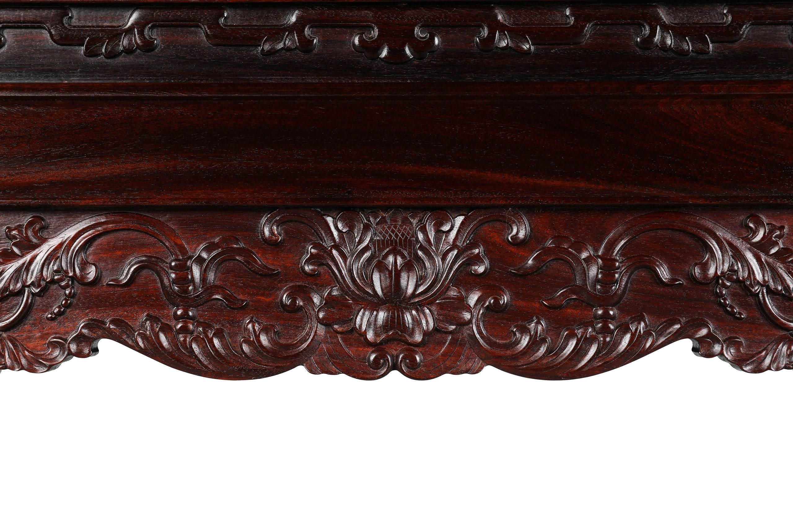 Passionflower Pattern Square Table