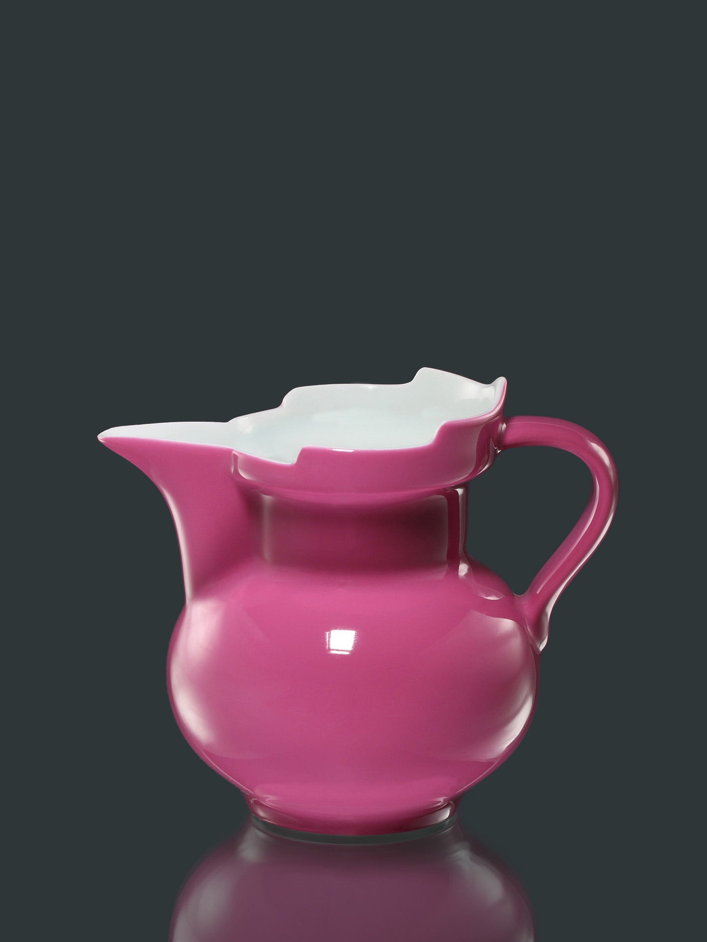 Carmine red Glaze Monk's Cap Ewer