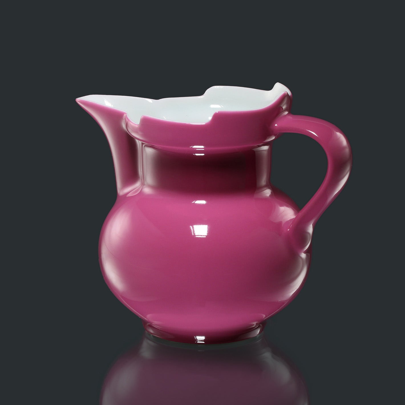 Carmine red Glaze Monk's Cap Ewer