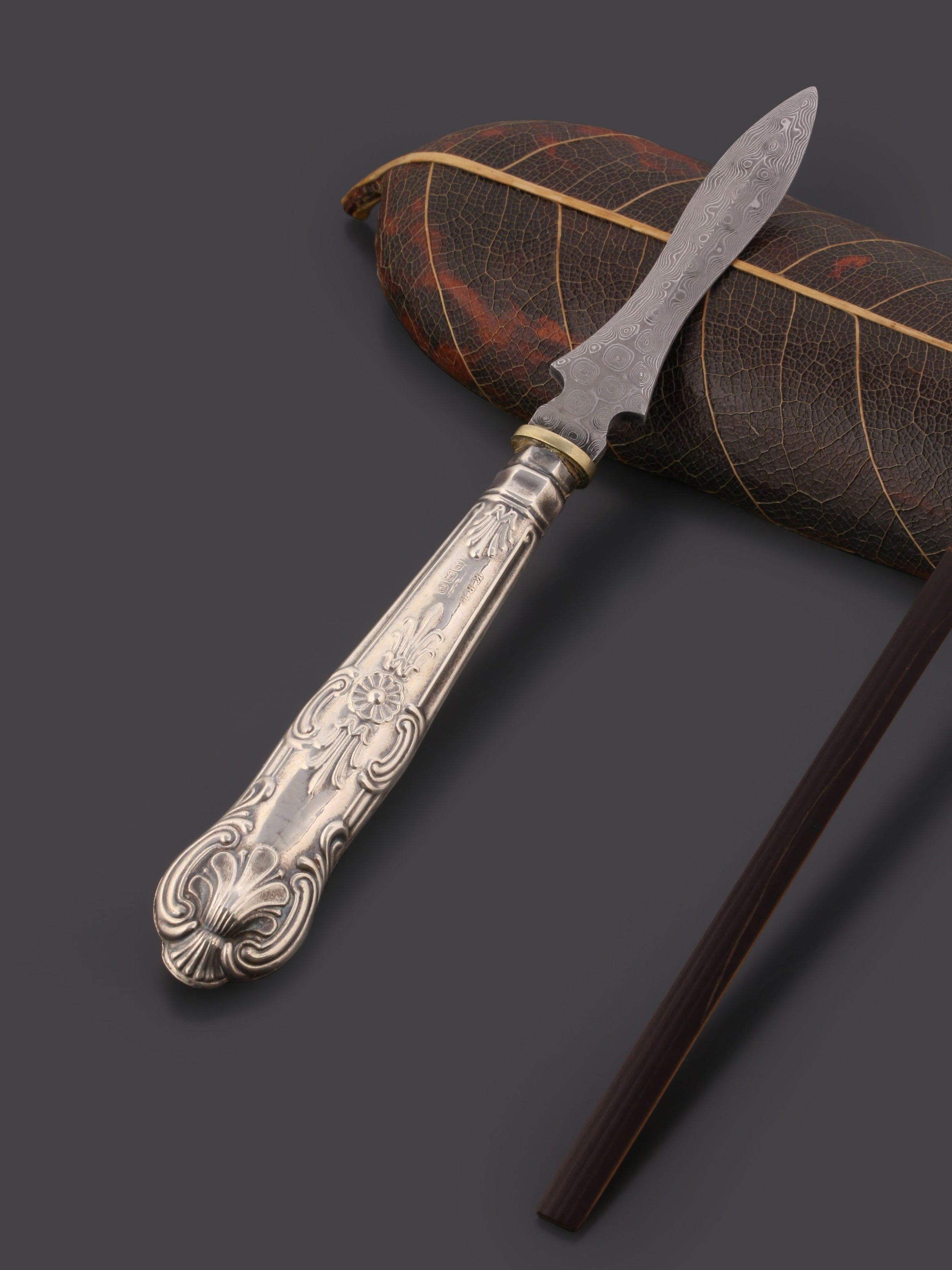 英国19世纪银茶刀