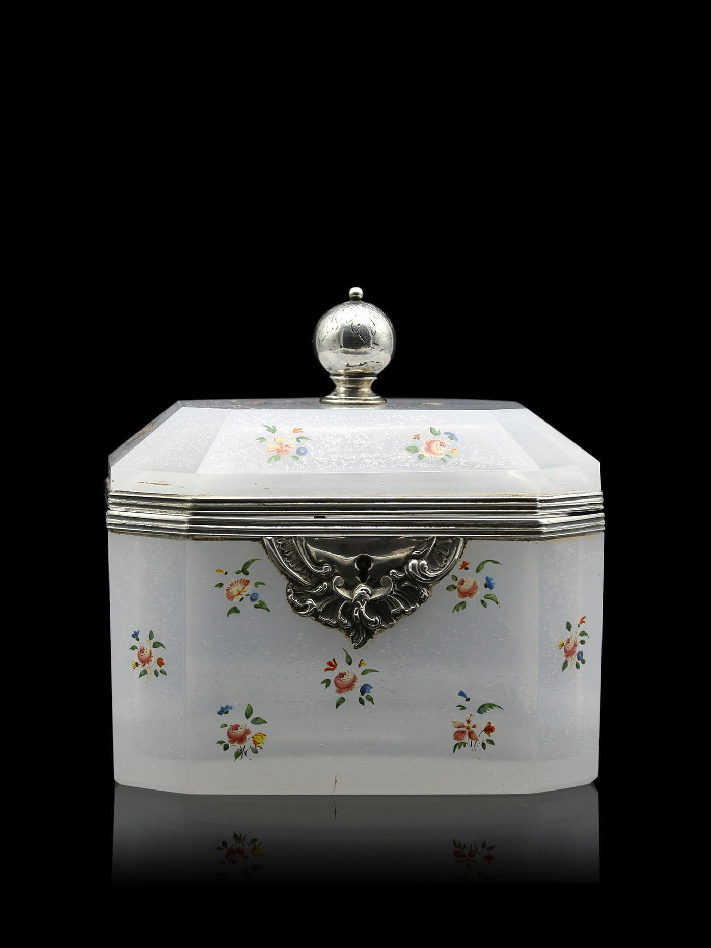 1880年英國老琉璃茶倉