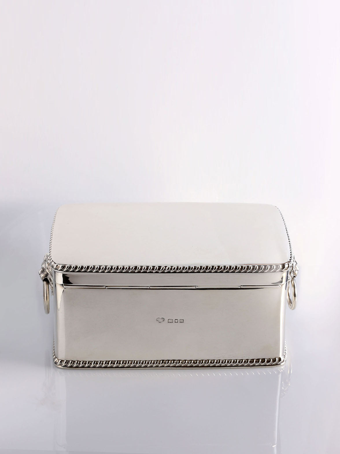 1927年英國銀製茶葉盒