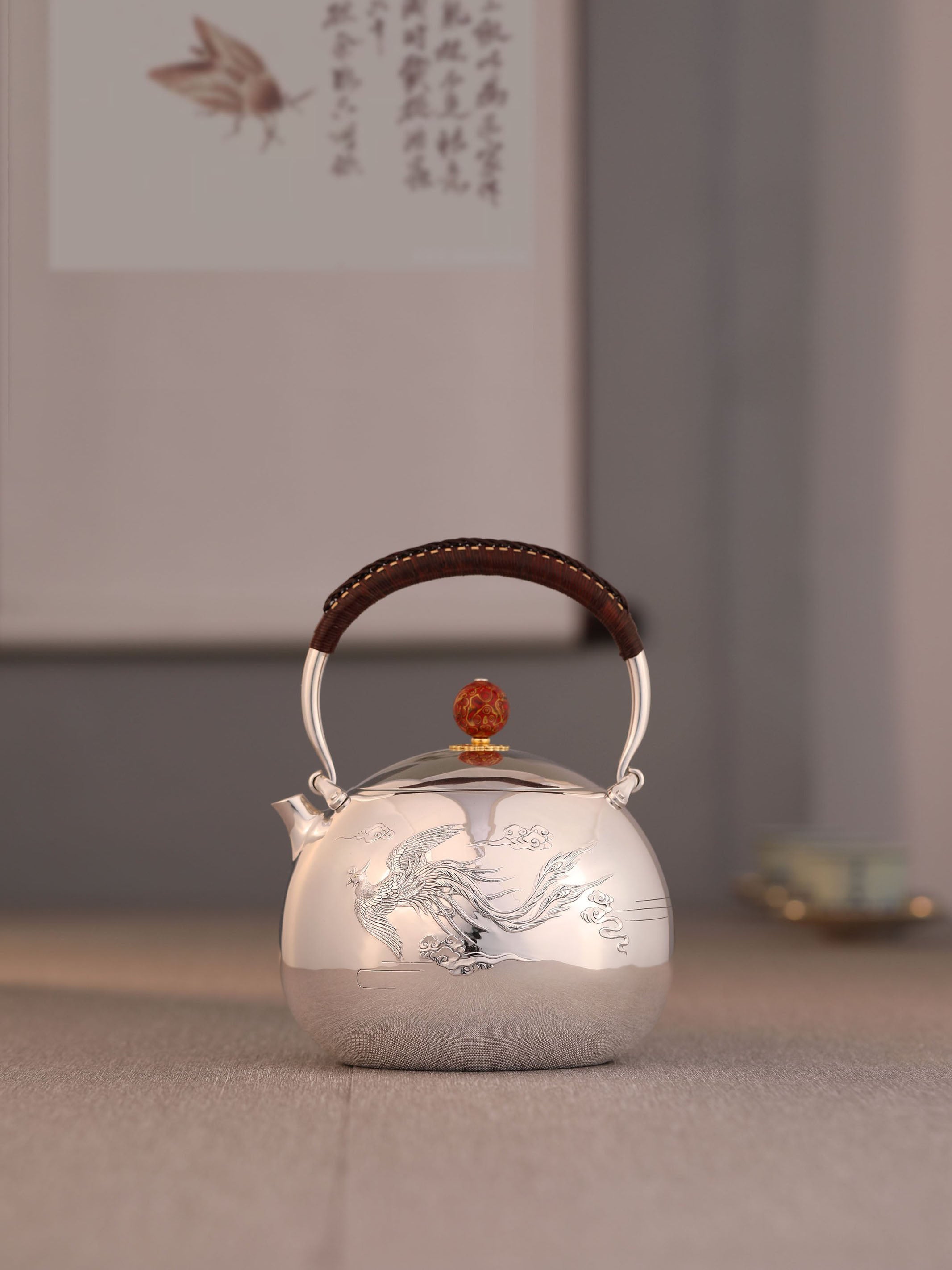 Phoenix Arrives Silver Pot