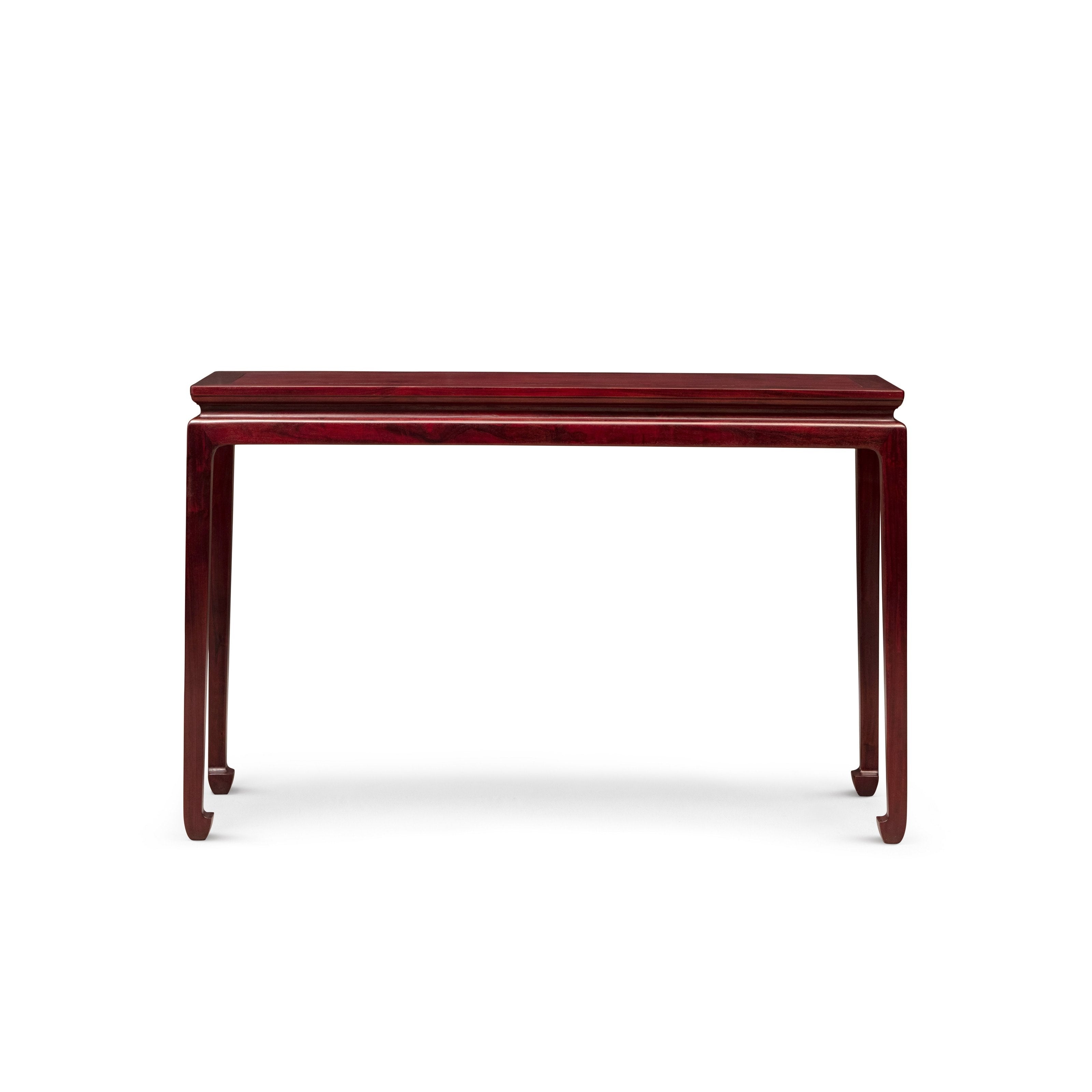 有束腰马蹄足条案