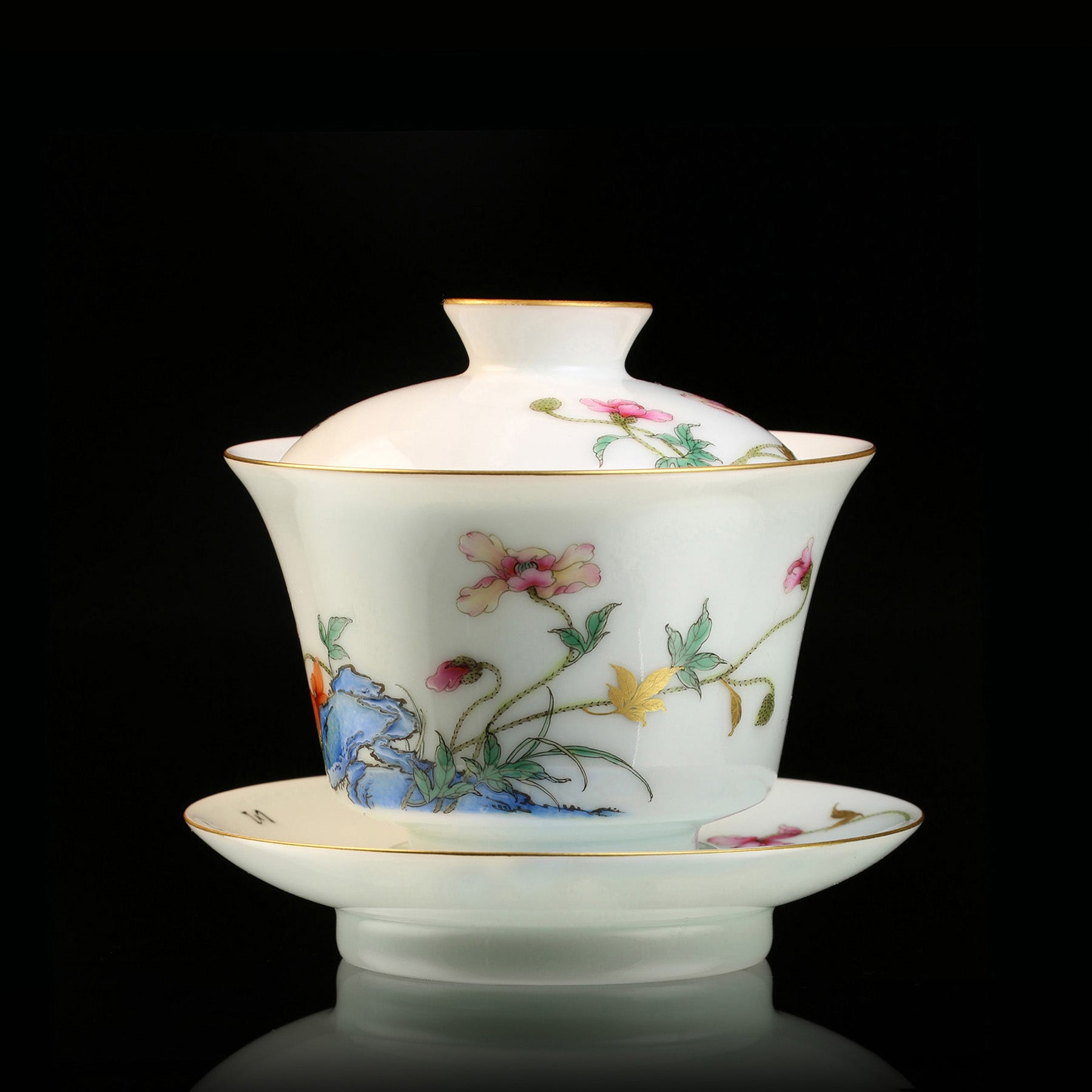 Corn Poppy Gaiwan(lidded bowl)