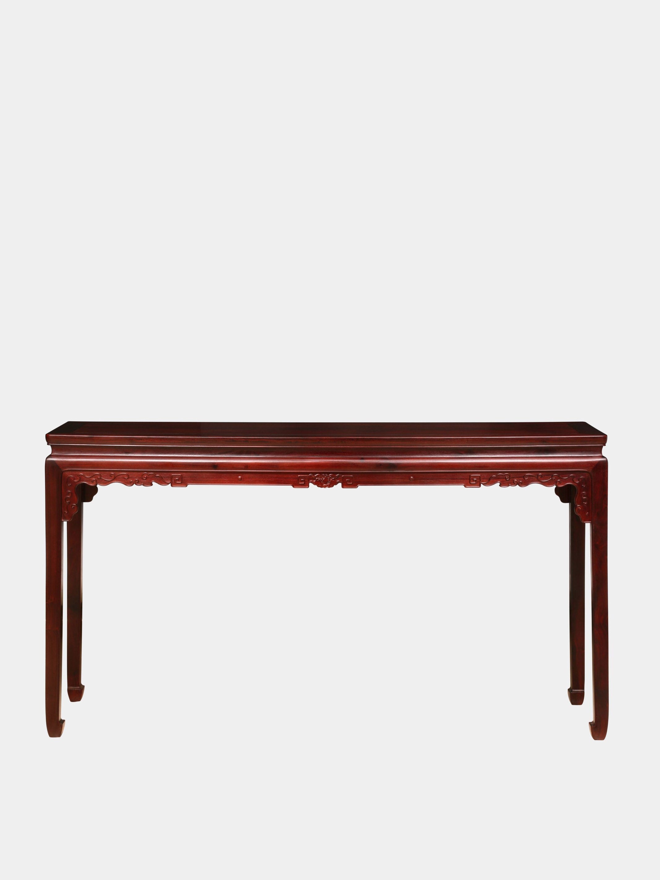 云水纹回纹条案