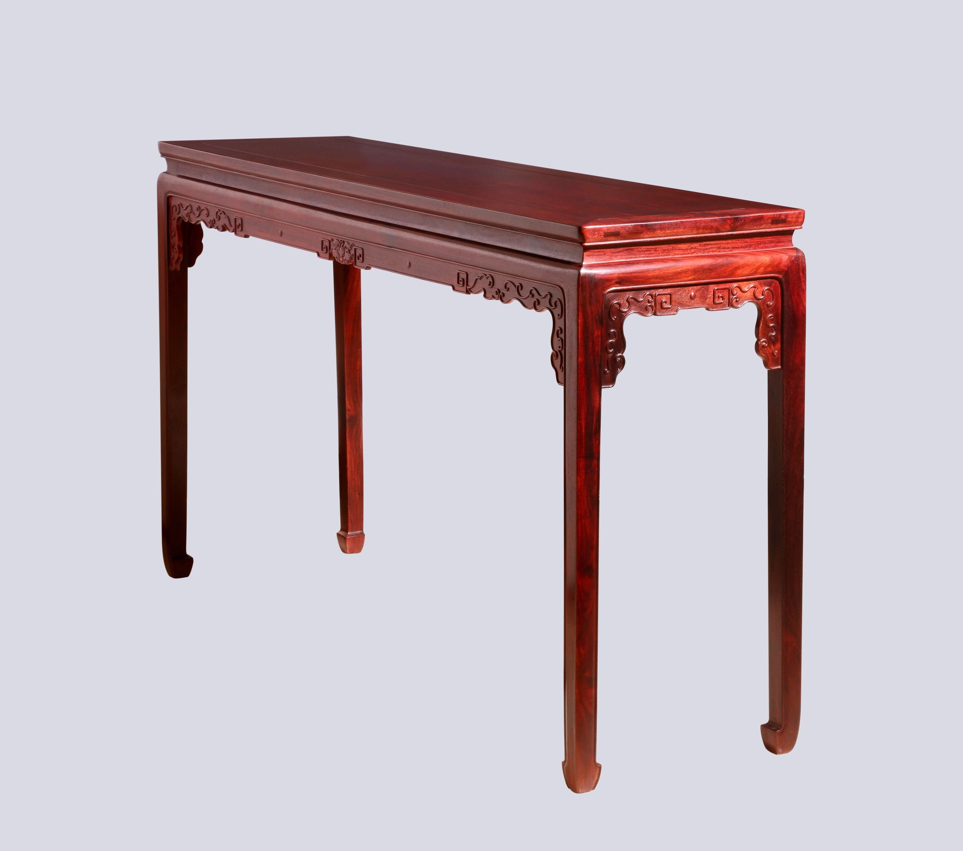 云水纹回纹条案