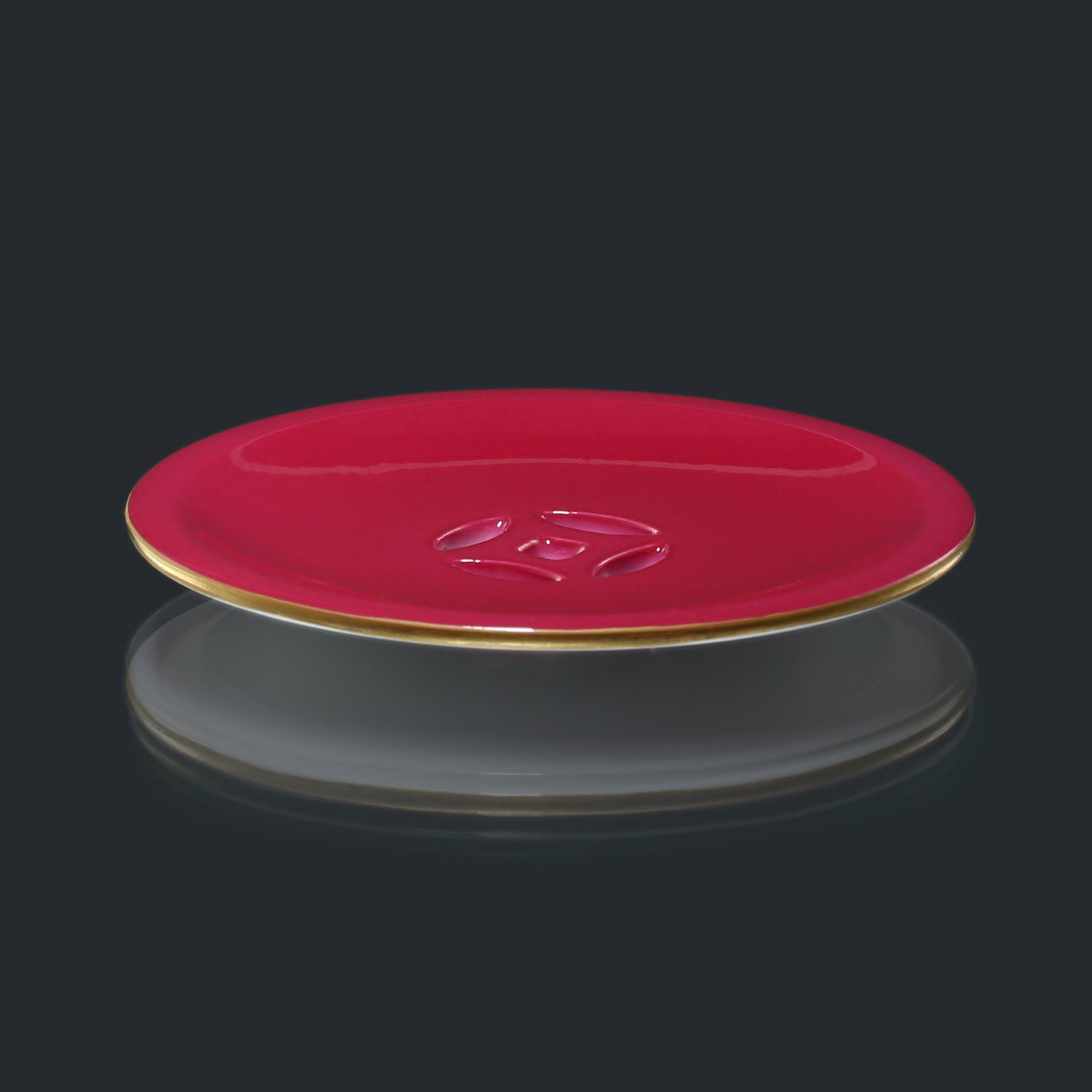 Carmine red Glaze Brush Washer