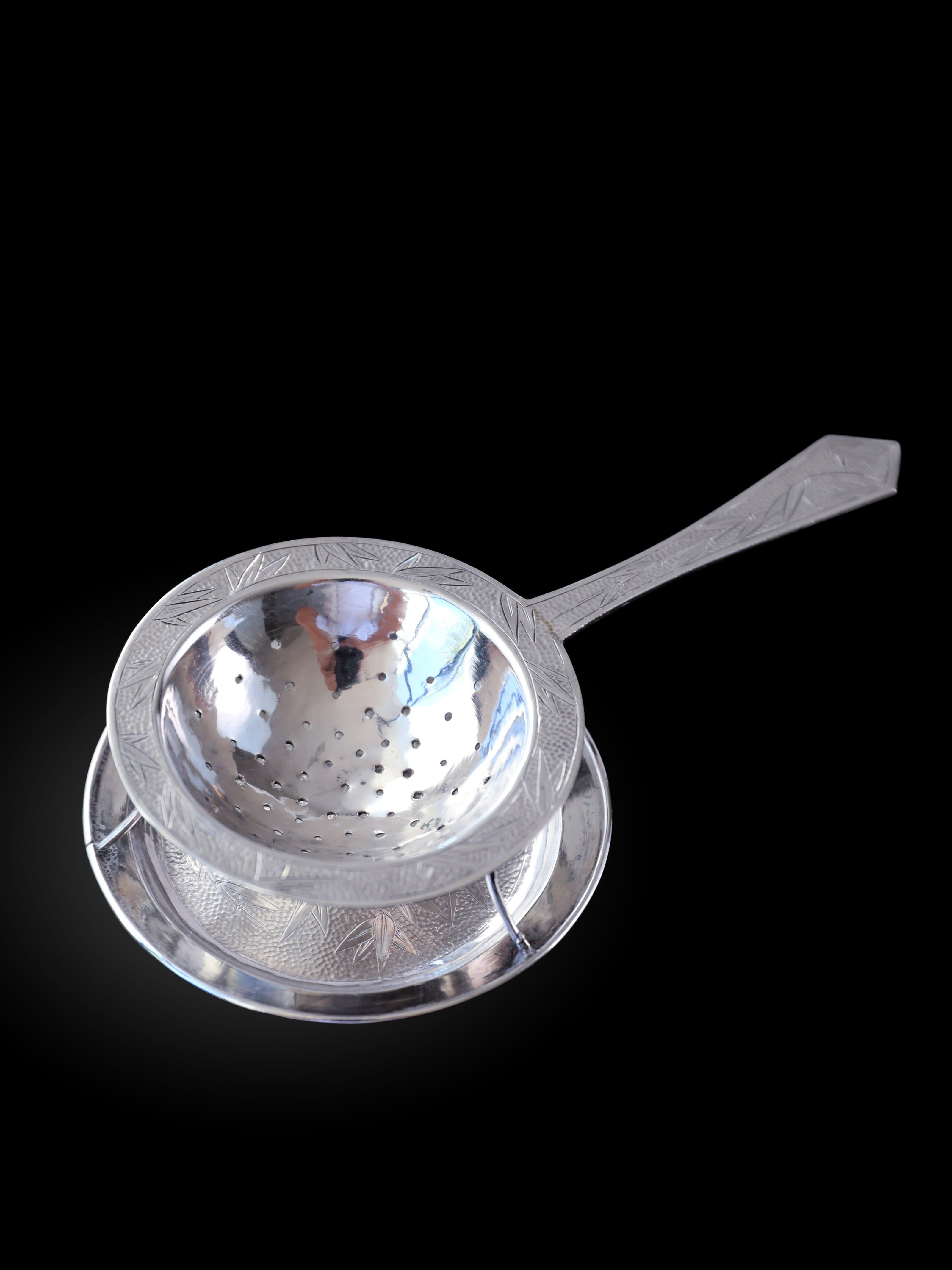 中国纯银茶漏