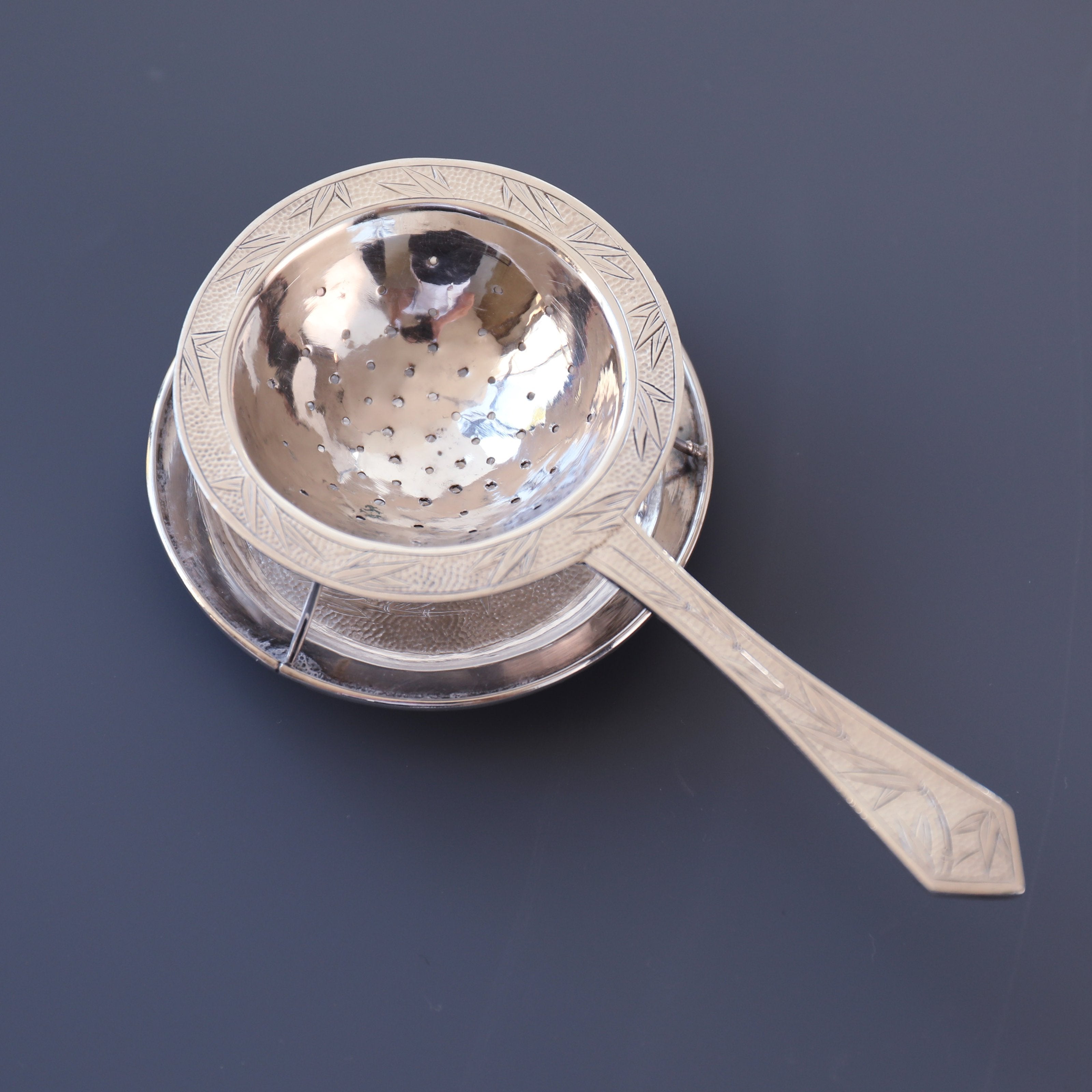 中国纯银茶漏