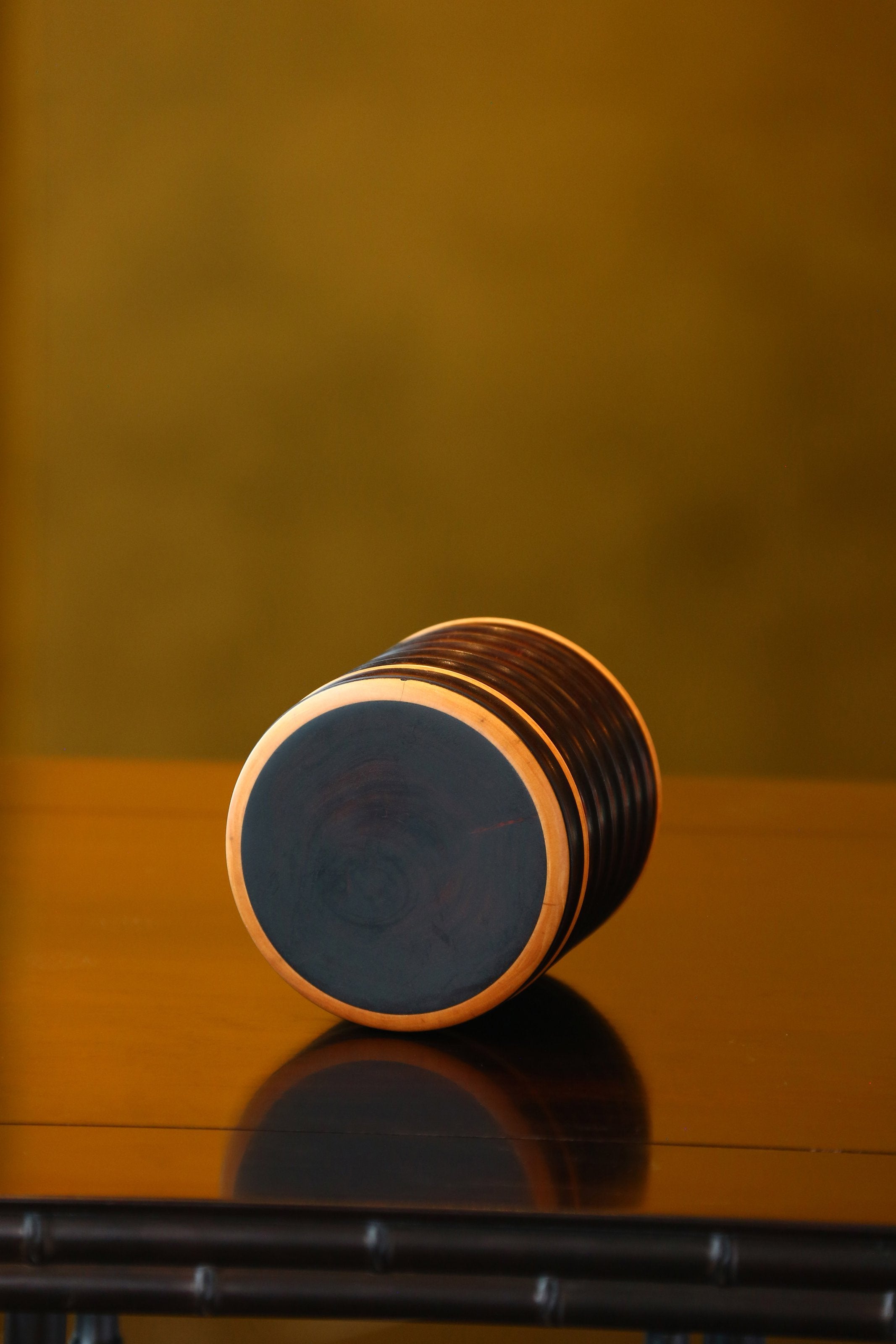 小叶紫檀/黄杨竹节 茶叶罐