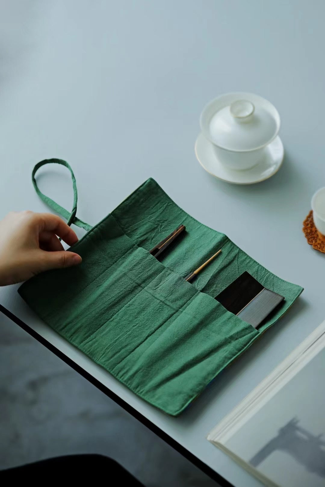 印度小叶紫檀司茶三件