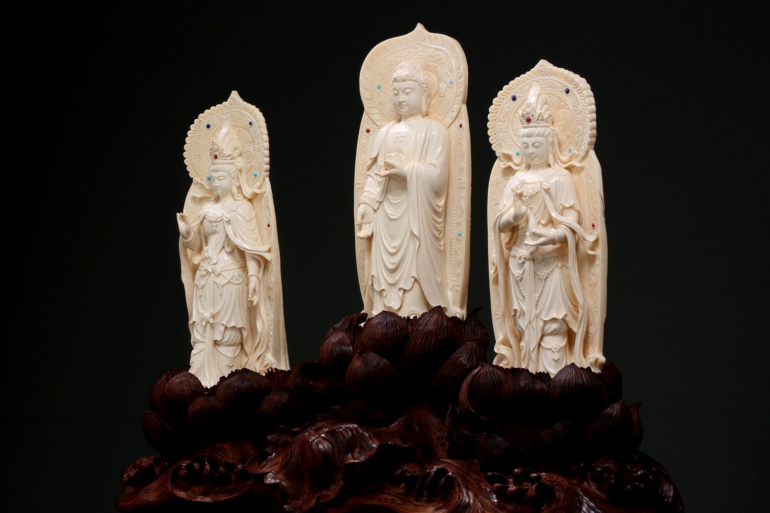 Mammoth Inlaid Rosewood Trio