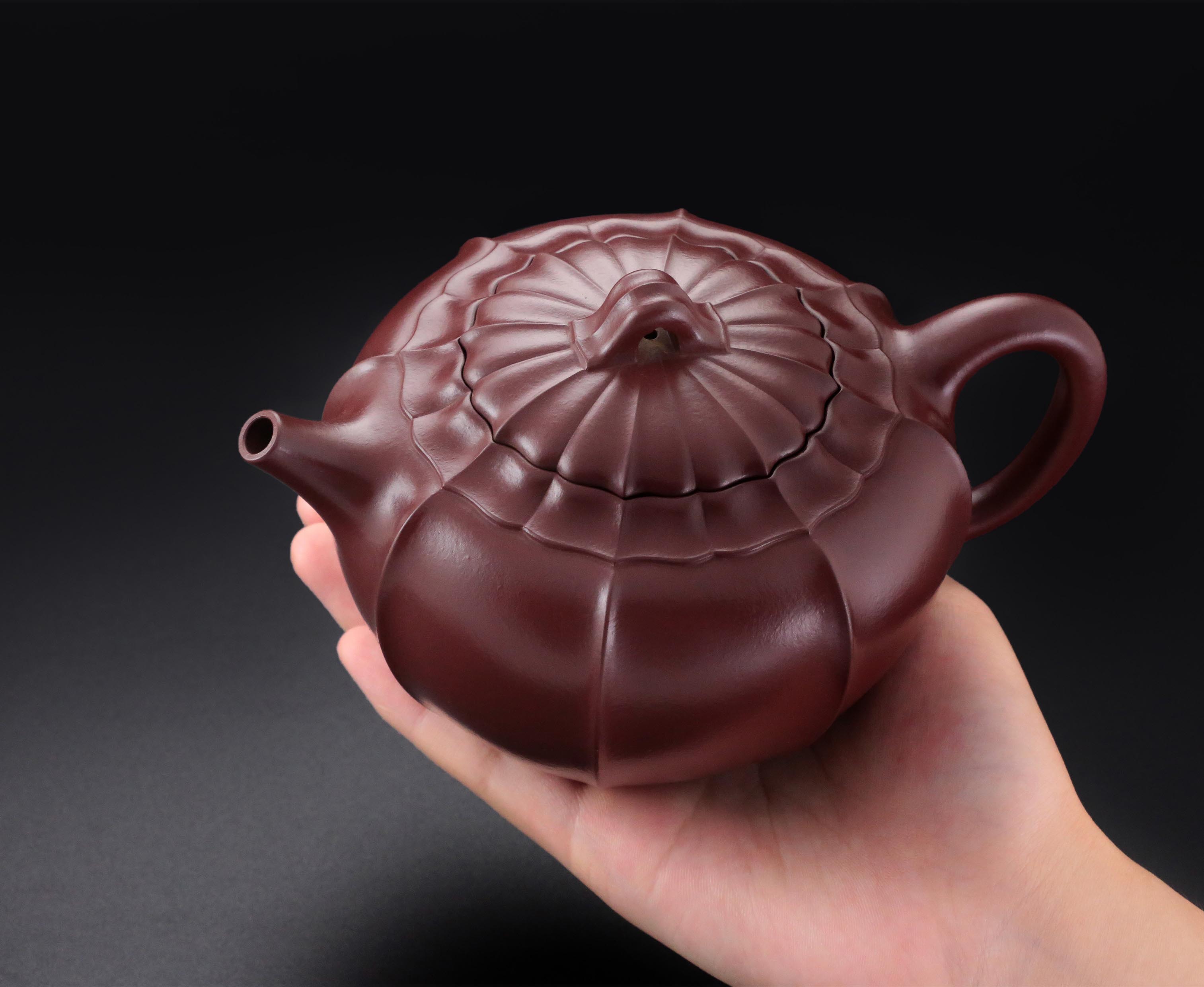 Fan Zefeng's Purple-Red Clay Linghua Teapot
