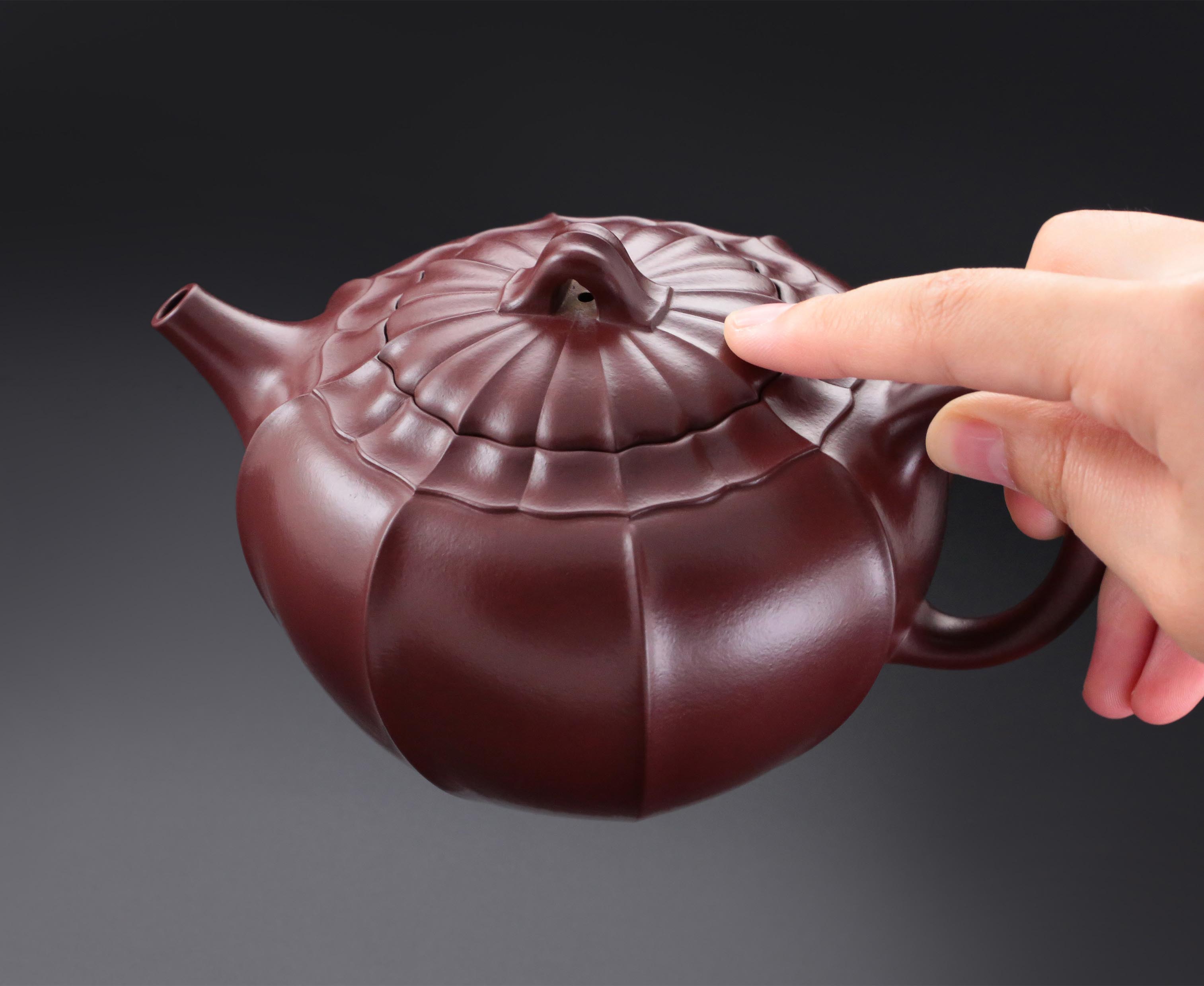 Fan Zefeng's Purple-Red Clay Linghua Teapot