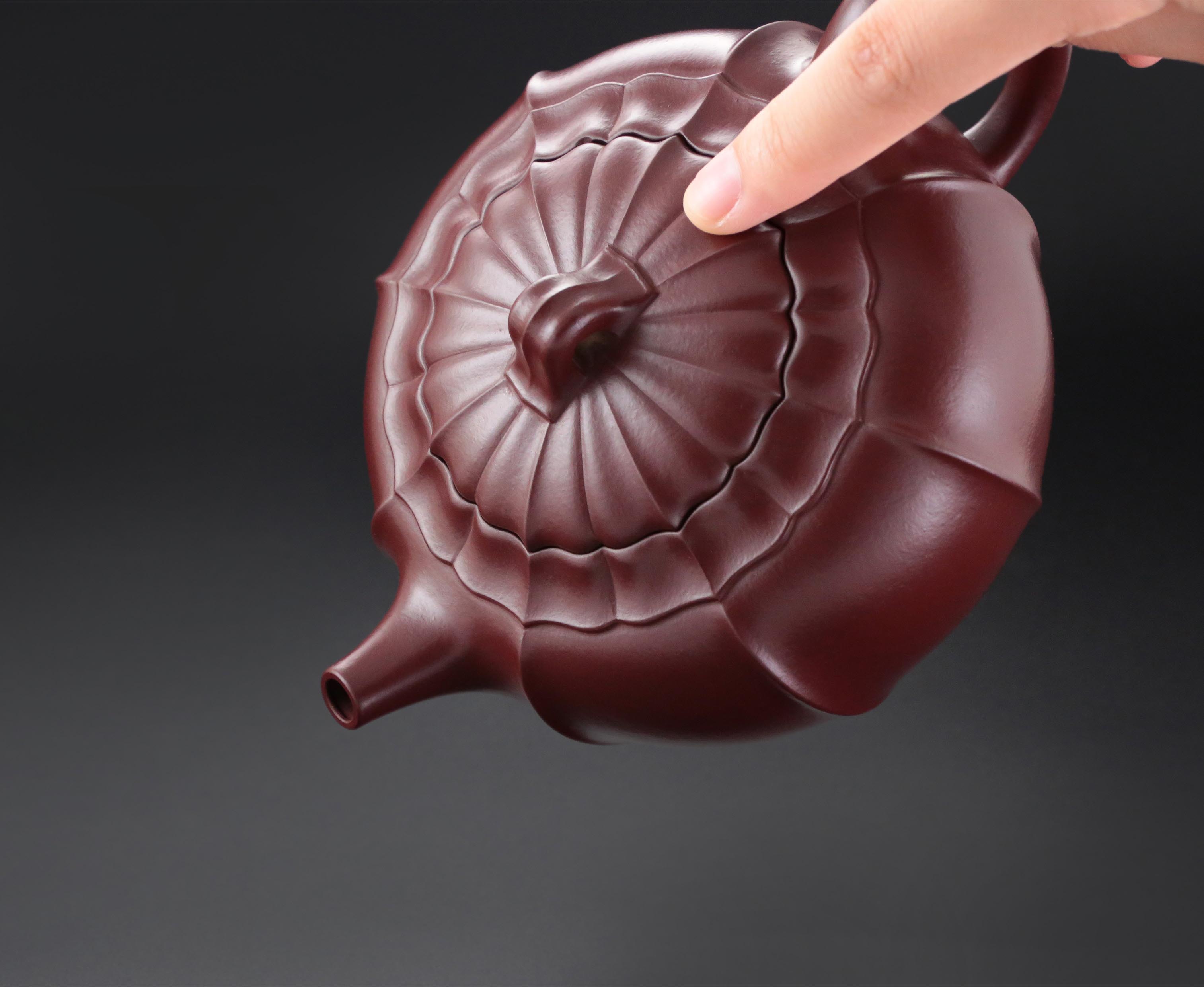 Fan Zefeng's Purple-Red Clay Linghua Teapot