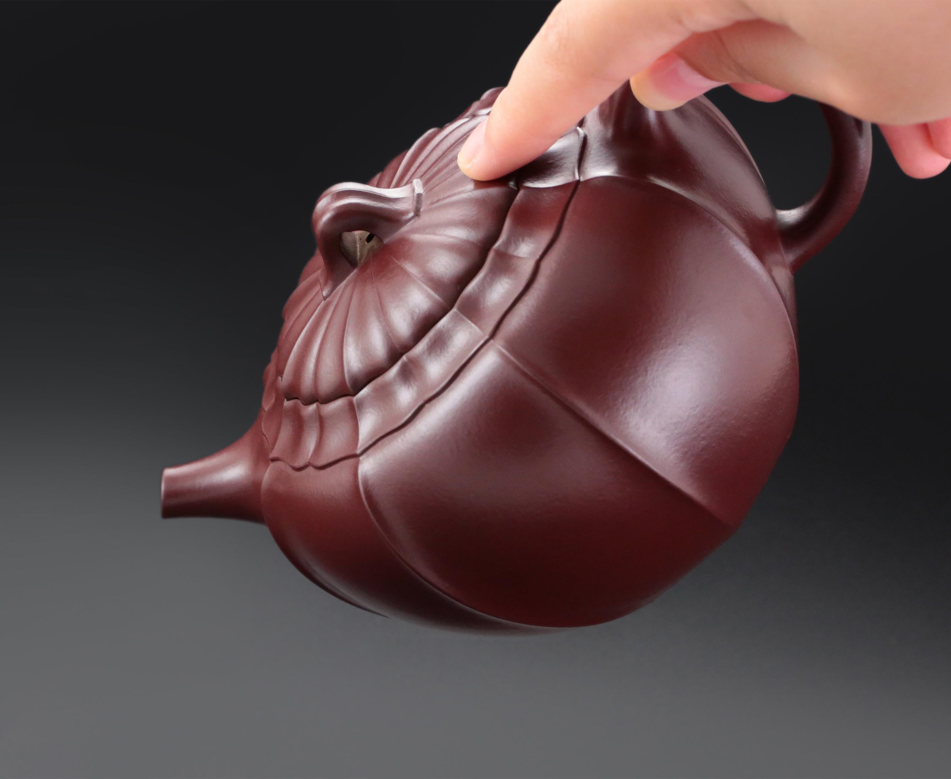 Fan Zefeng's Purple-Red Clay Linghua Teapot