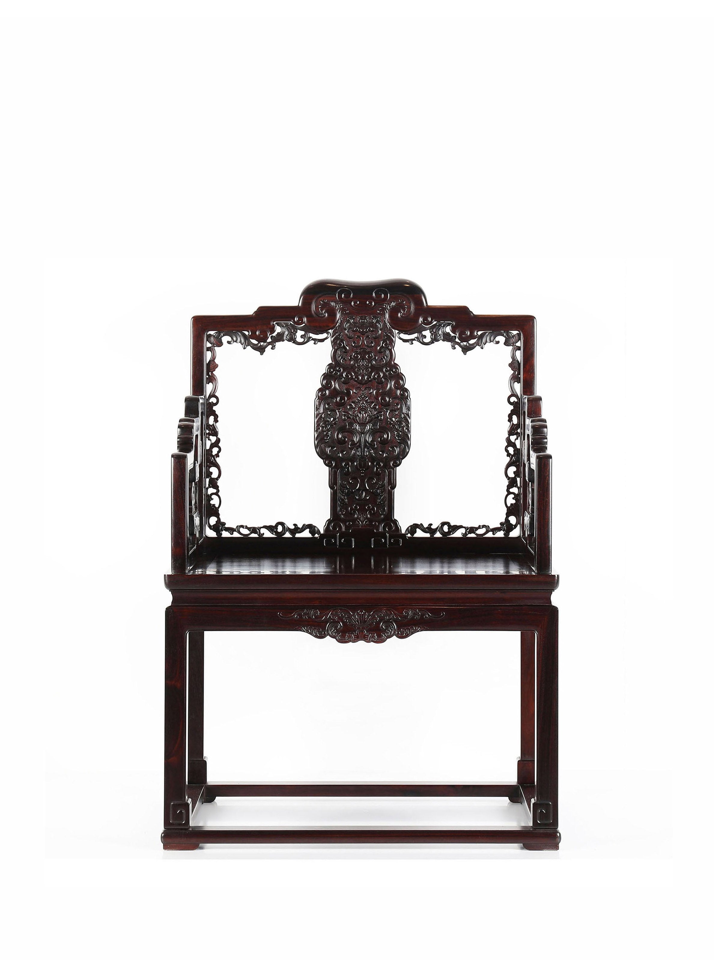 Passionflower Pattern Armchair