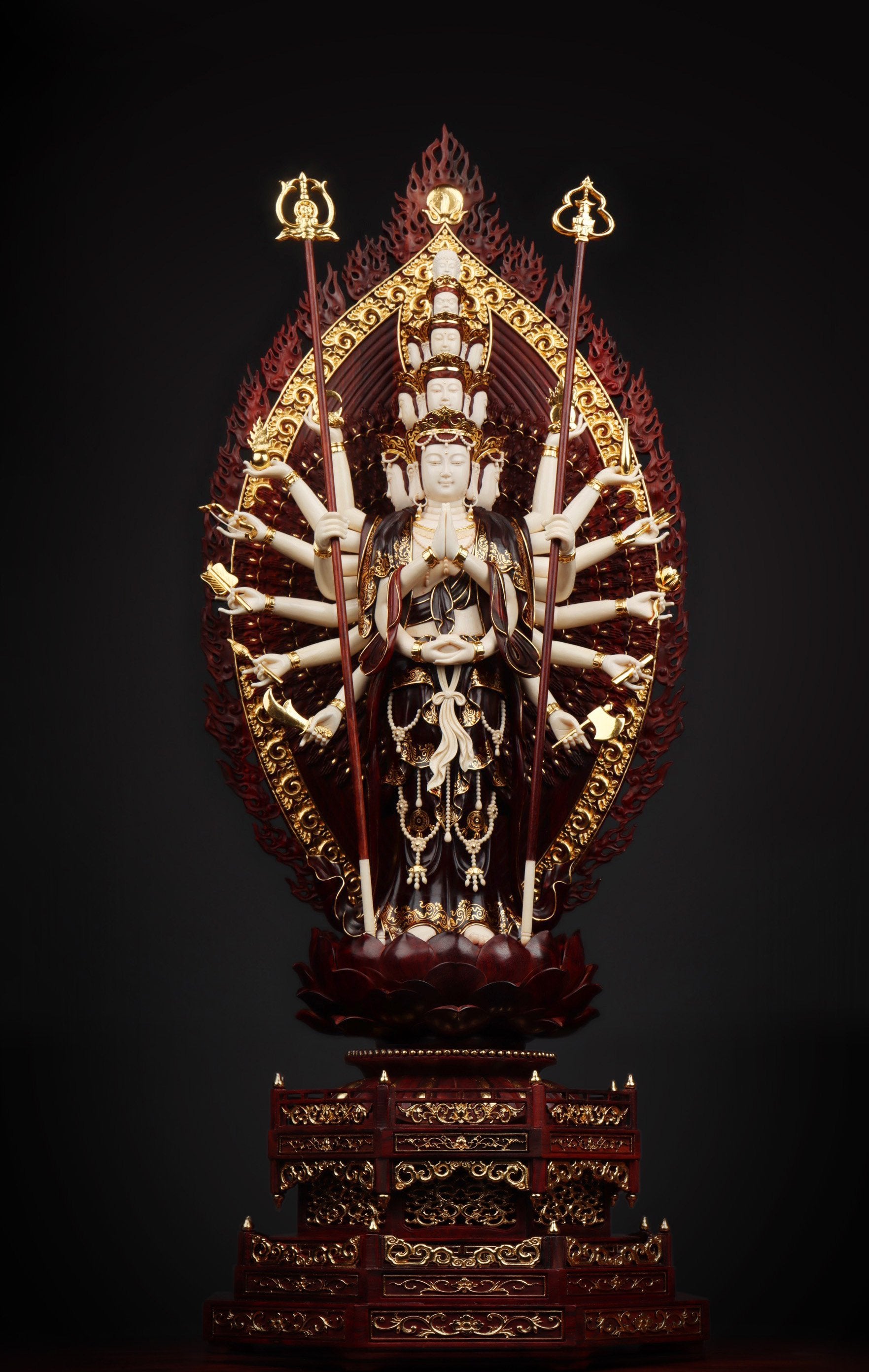 Eleven-faced, Thousand-armed, Thousand-eyed Avalokiteshvara Bodhisattva