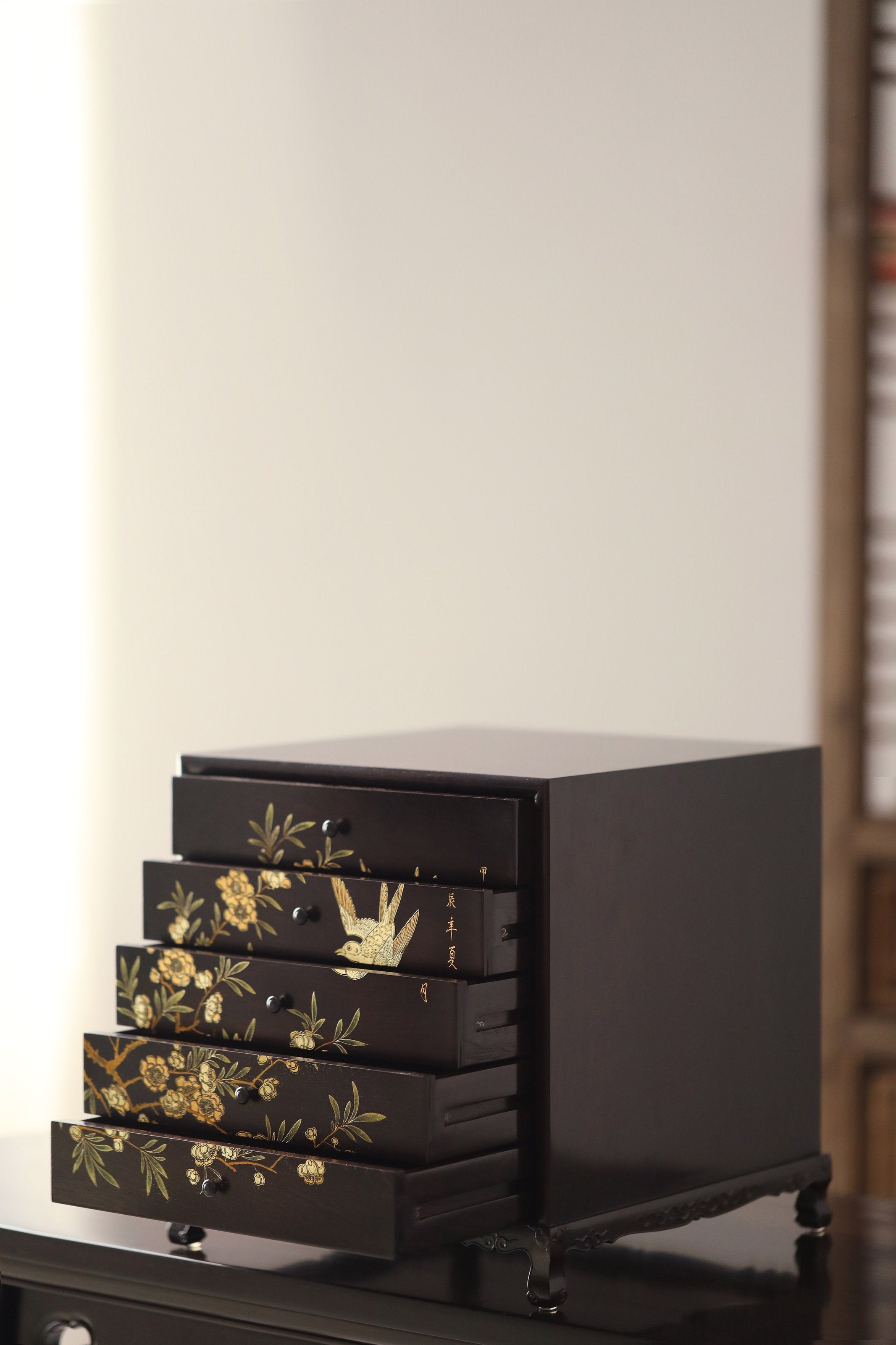 堆金喜上眉梢/富贵吉祥案上五斗茶边柜