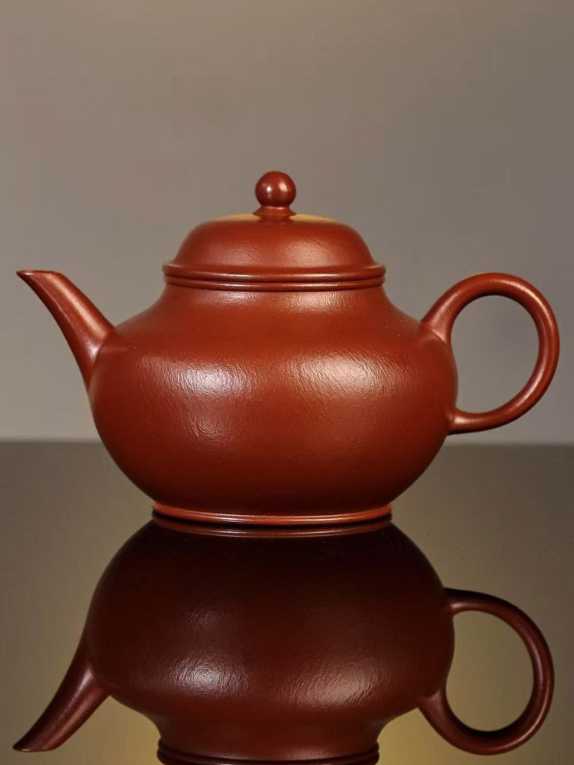 秦巡复刻小煤窑朱泥秋水壶
