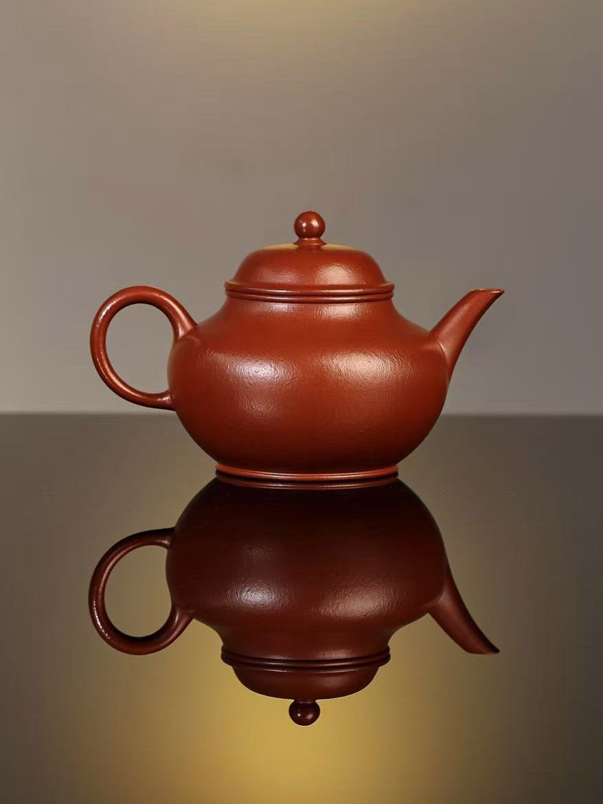 秦巡复刻小煤窑朱泥秋水壶
