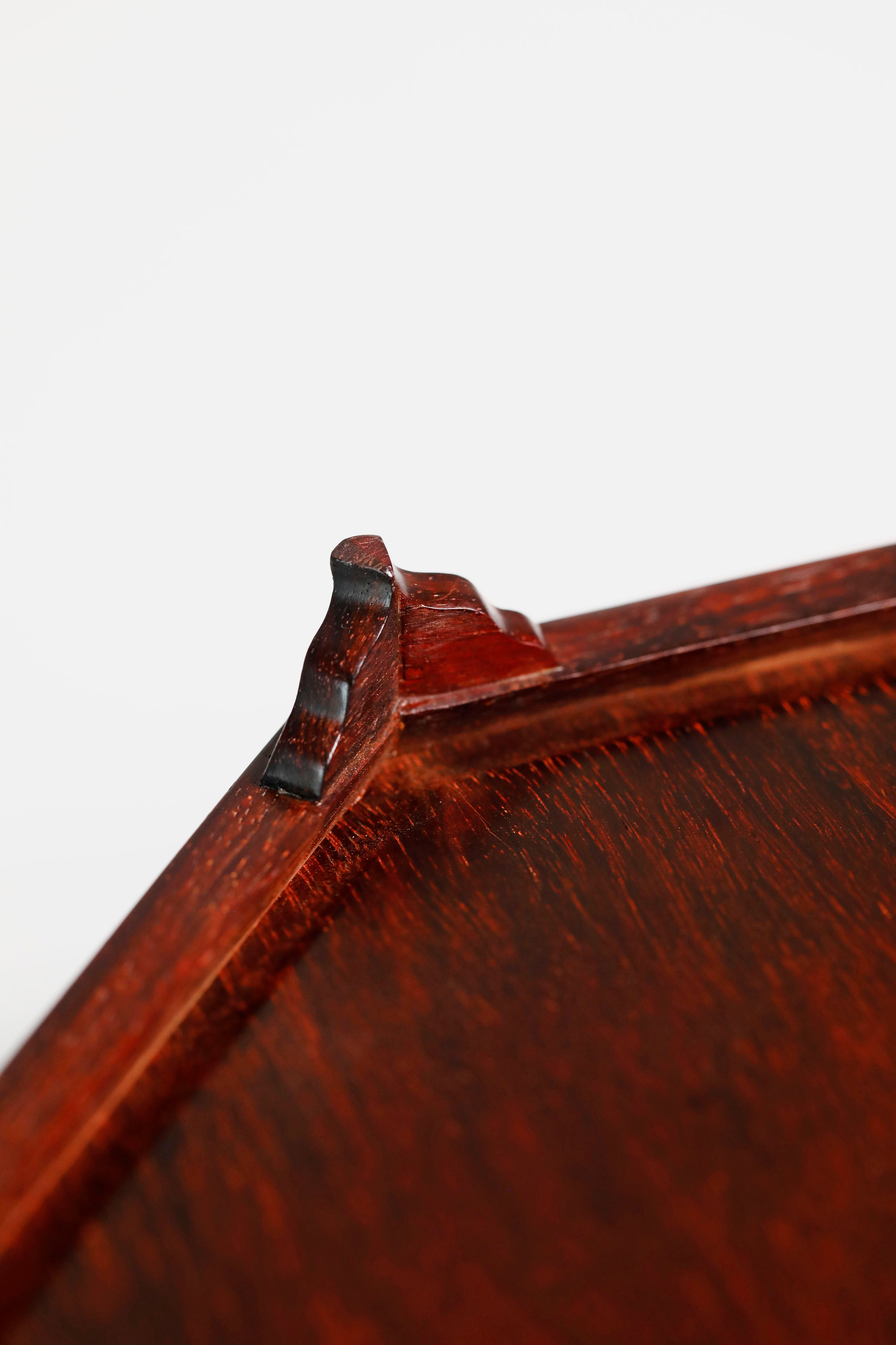 小叶紫檀百宝嵌八宝果盒