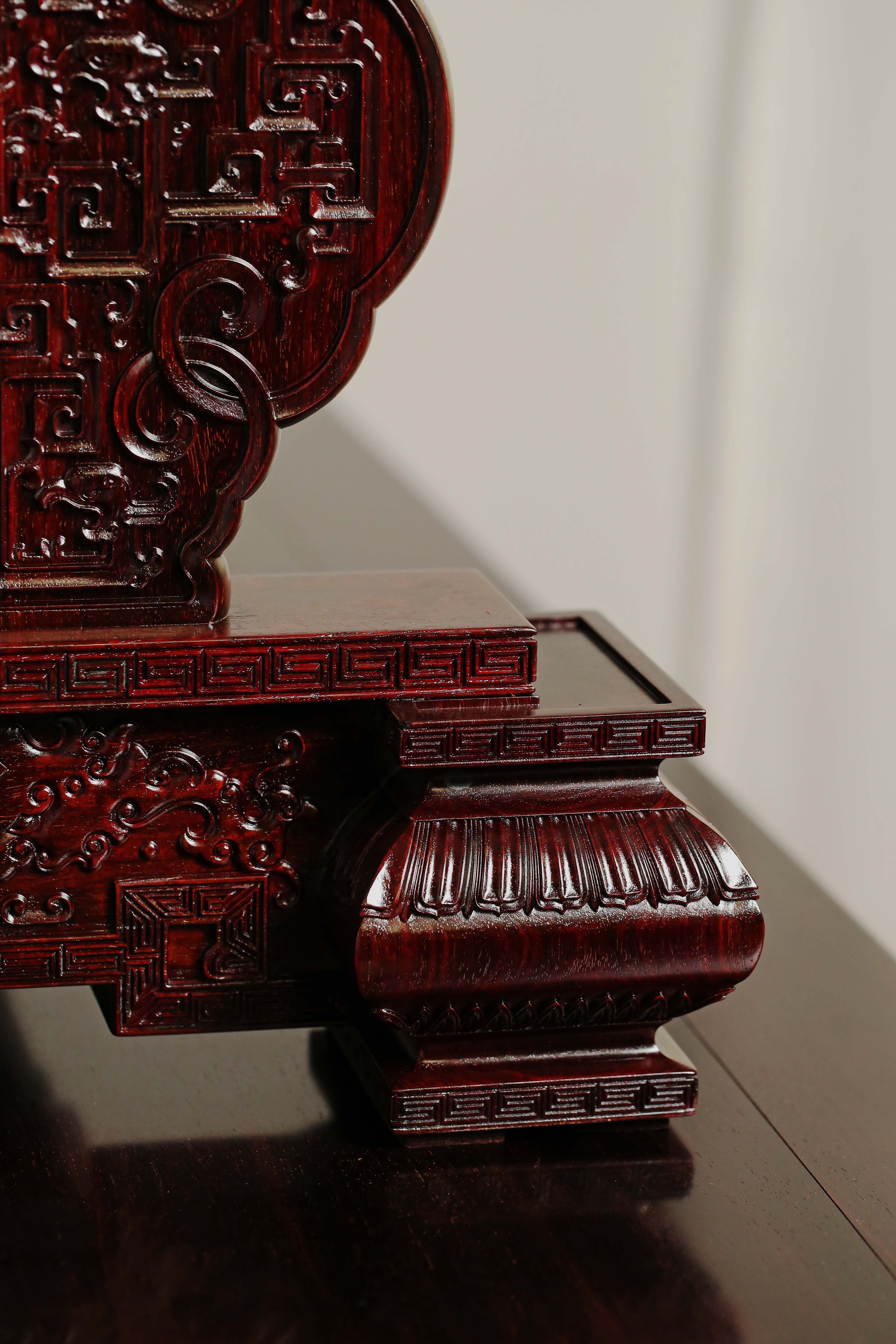 百宝嵌百鸟图超大插屏