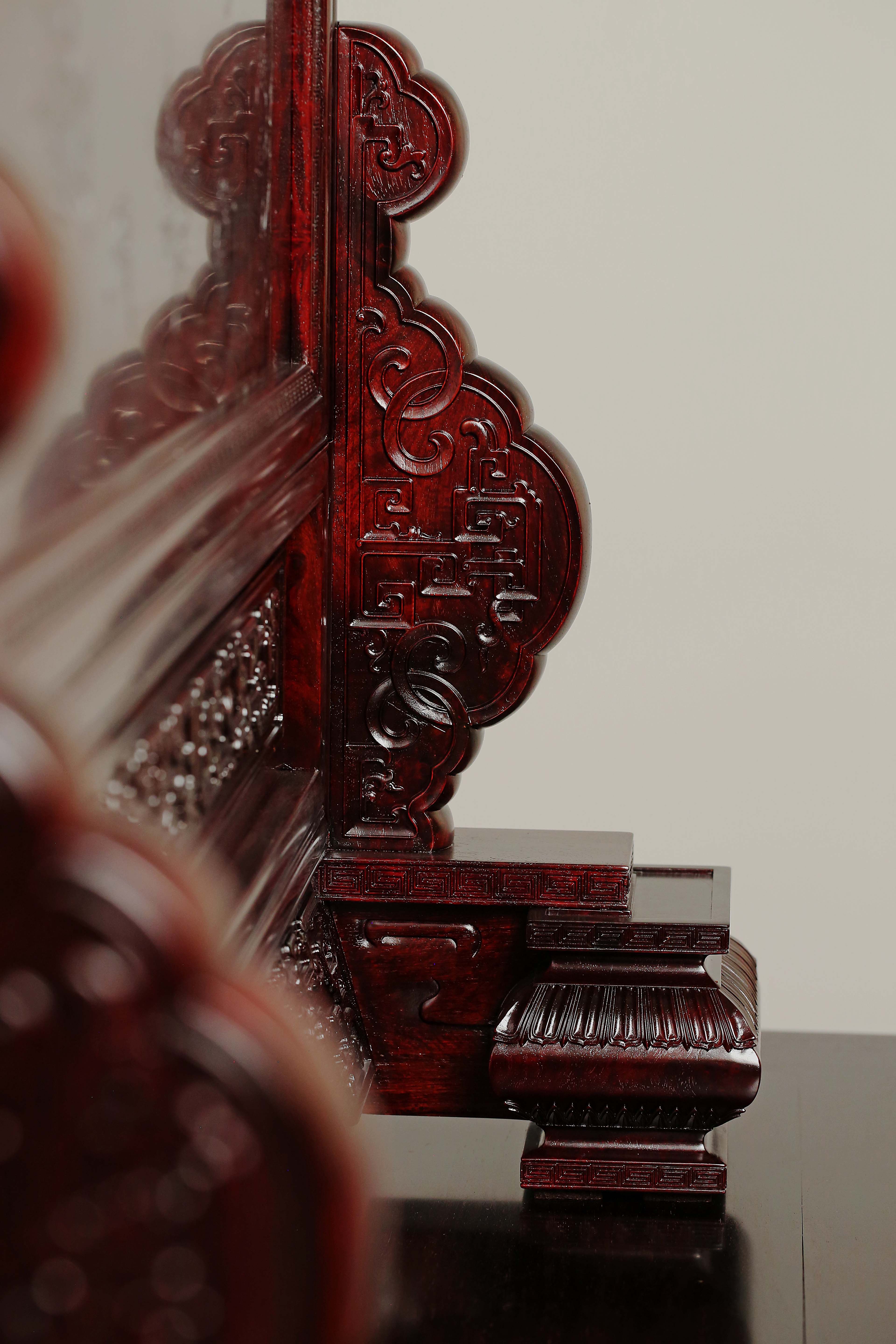 百宝嵌百鸟图超大插屏