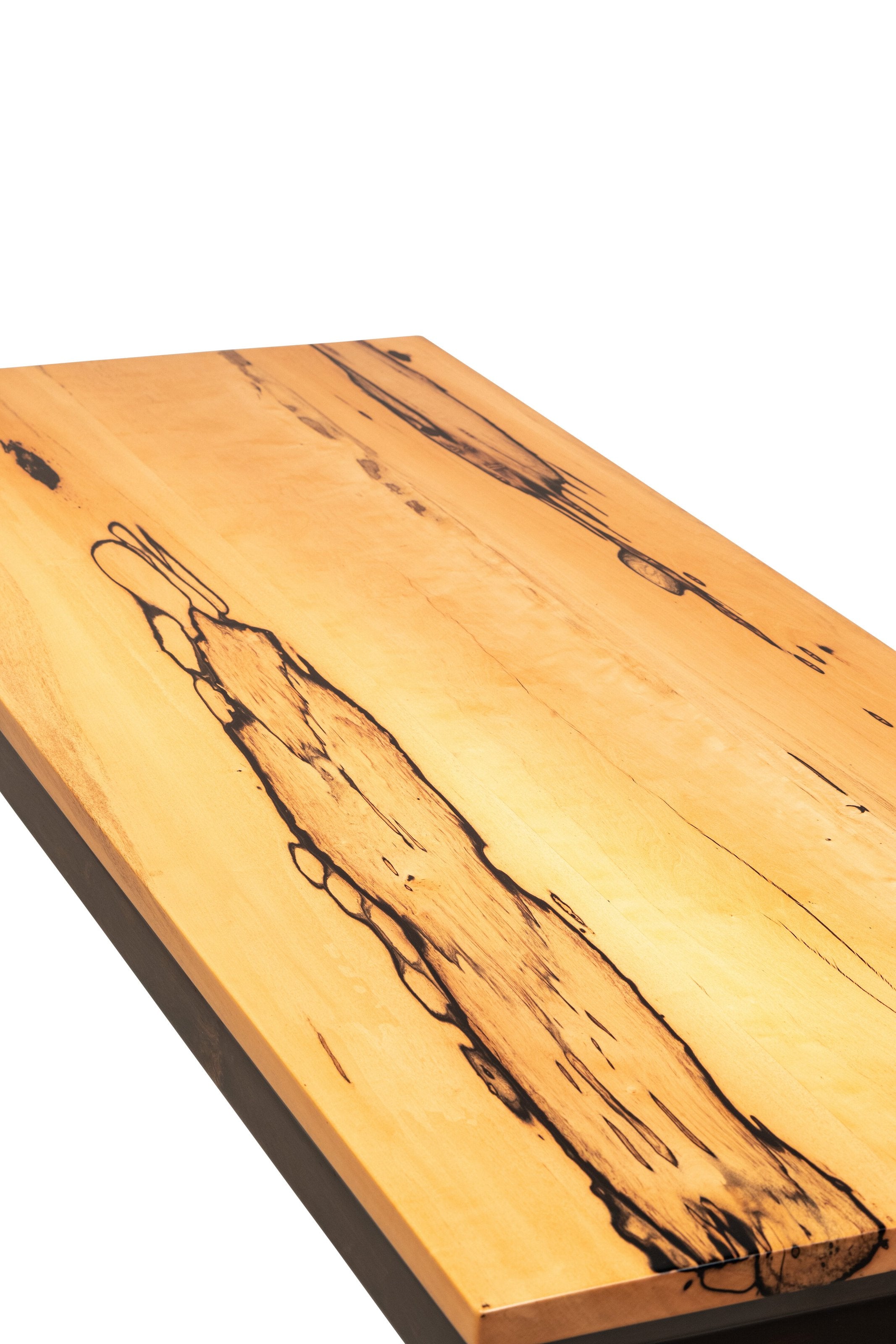 黑柿木、黑酸枝无束腰霸王枨喷面画桌