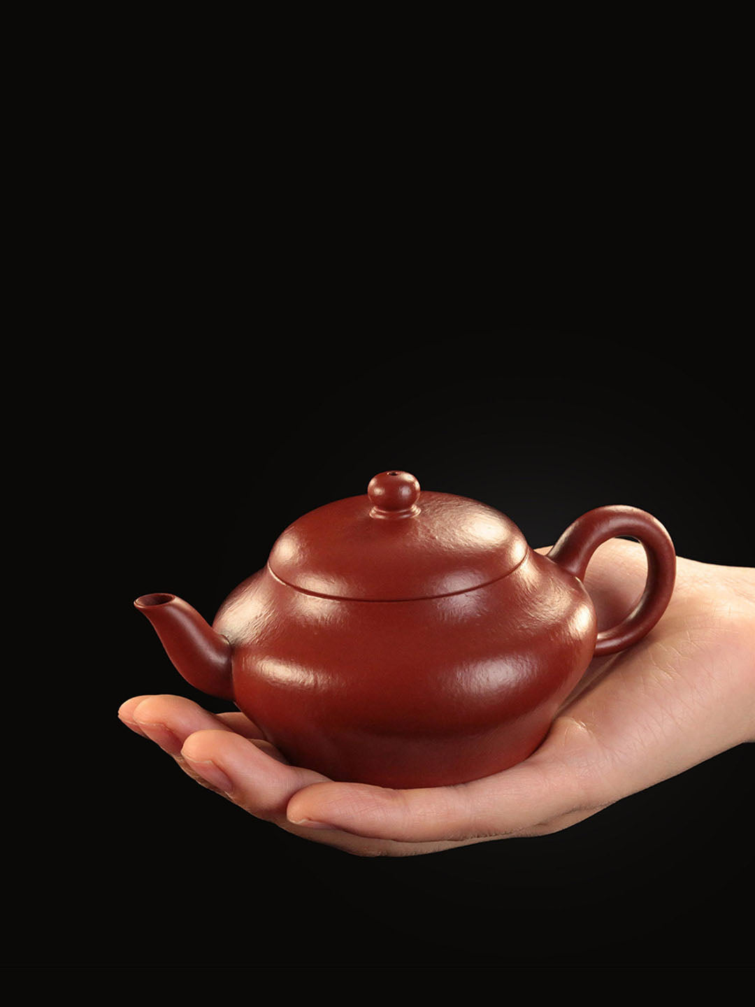 Xiaomeiyao Zhuni Clay Flat Lantern Teapot