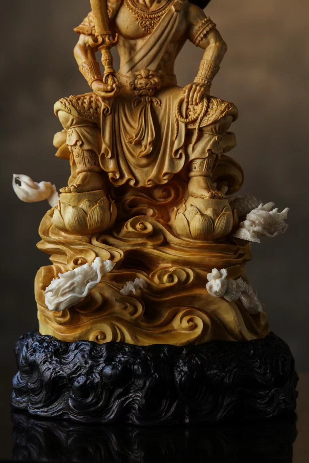 Fudo Myo-ō | Boxwood Carving