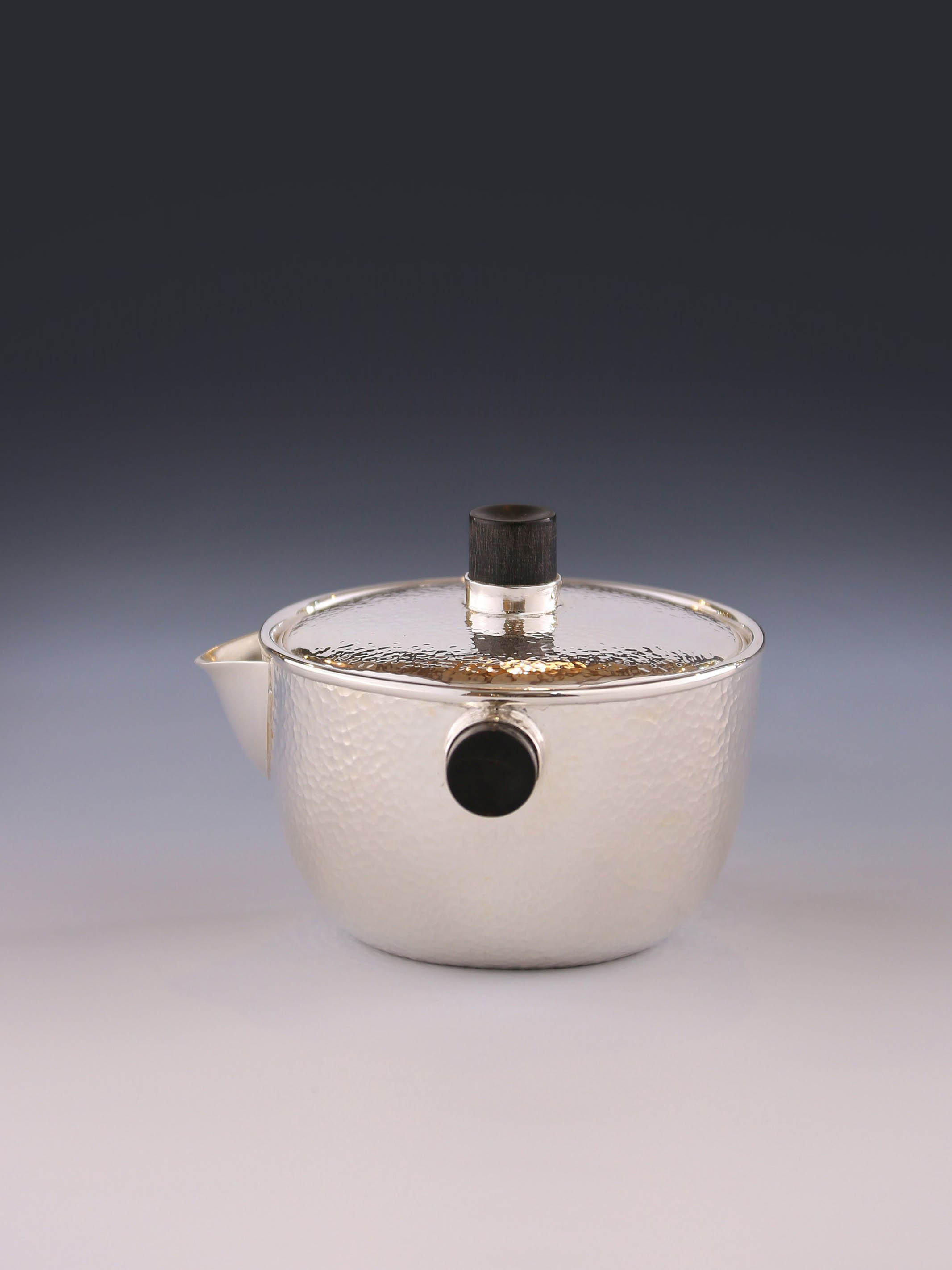 锤纹手抓银盖碗