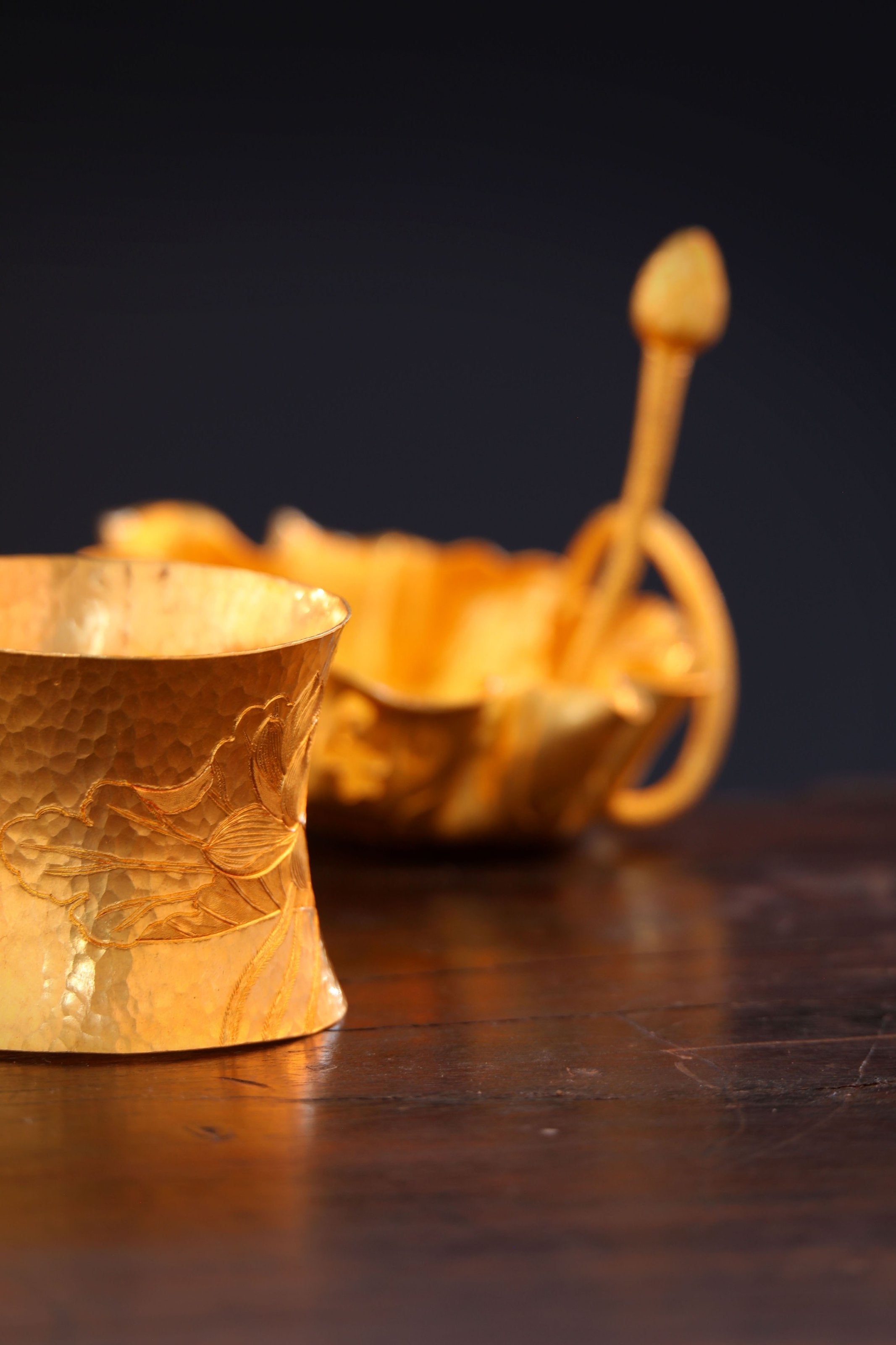 纯金茶漏