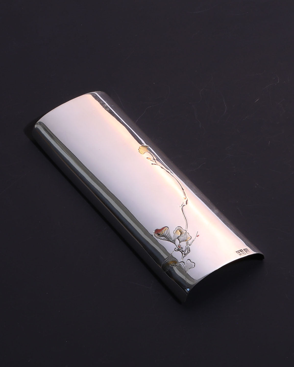 银杏茶则｜纯银