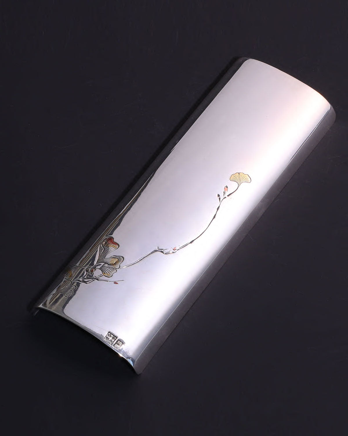 银杏茶则｜纯银