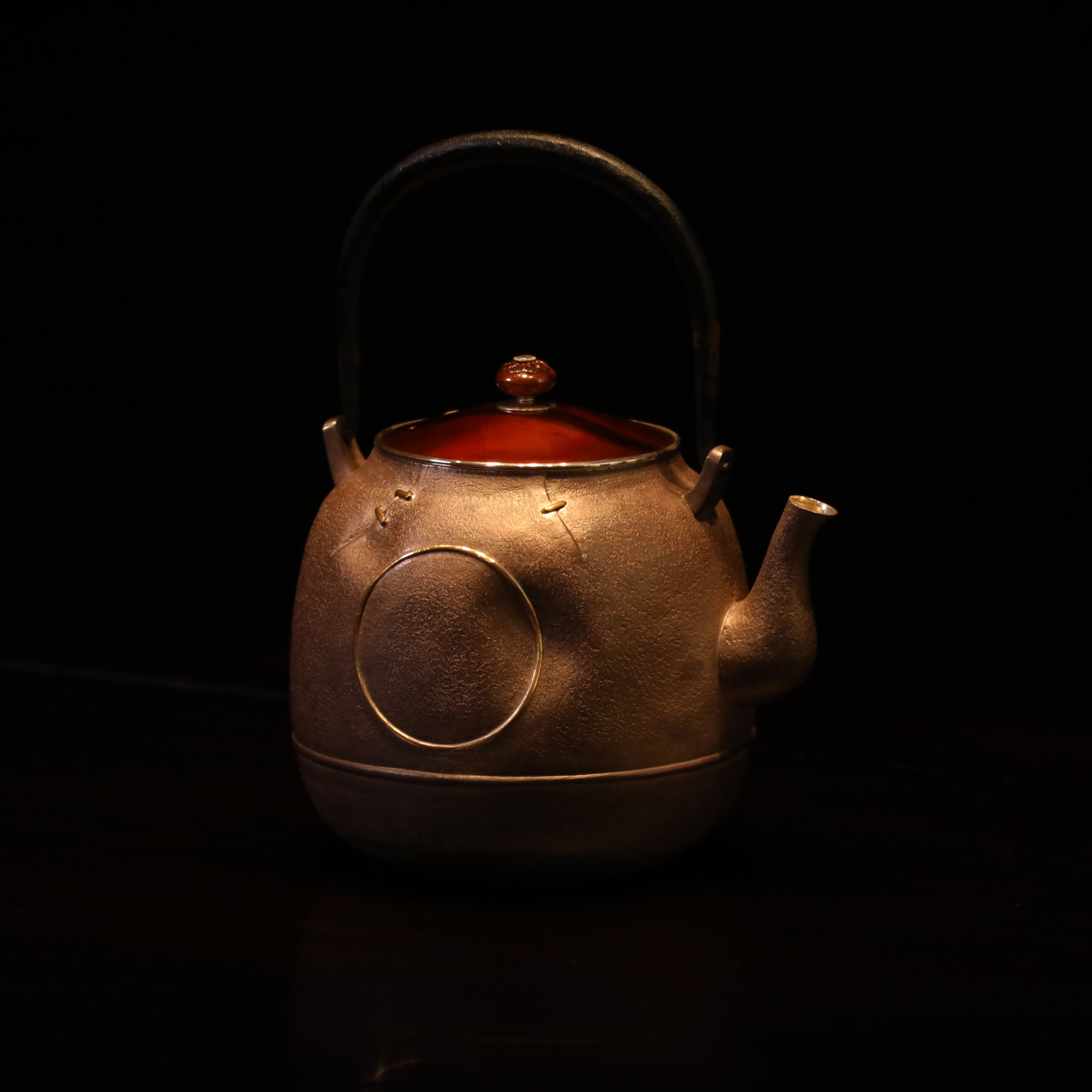 大雅堂製「大圓付」破釜壺