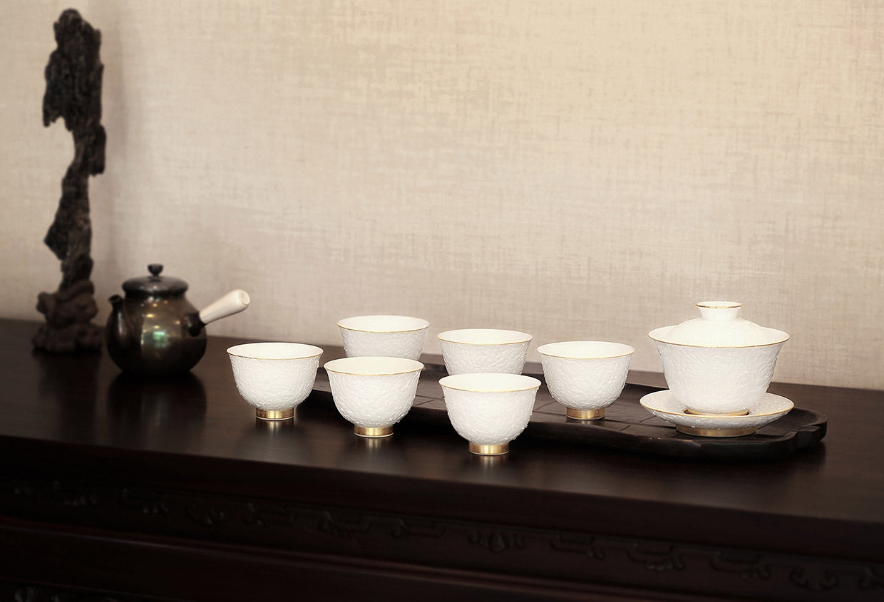 Dayazhai Hand-Carved Thousand-Flower Cup