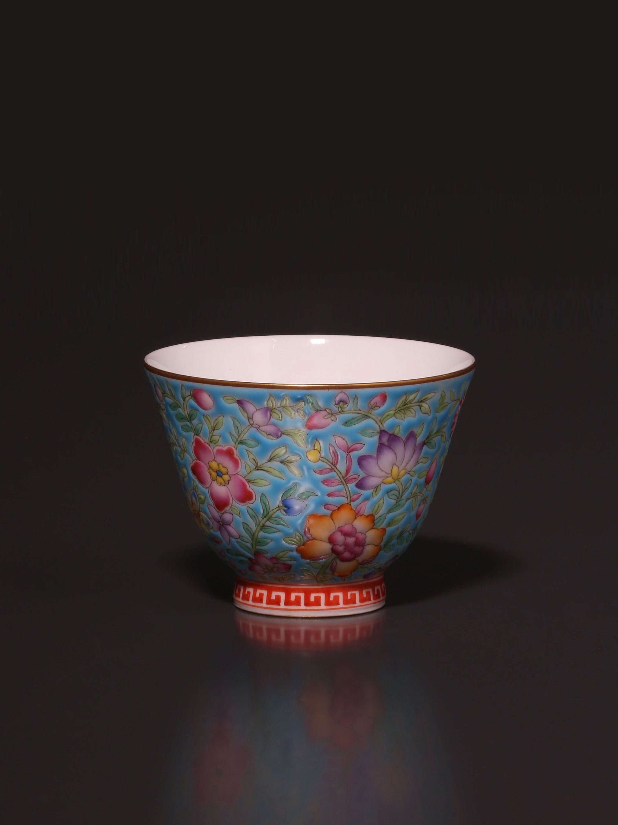 Enamel Painted Open Rim Cup