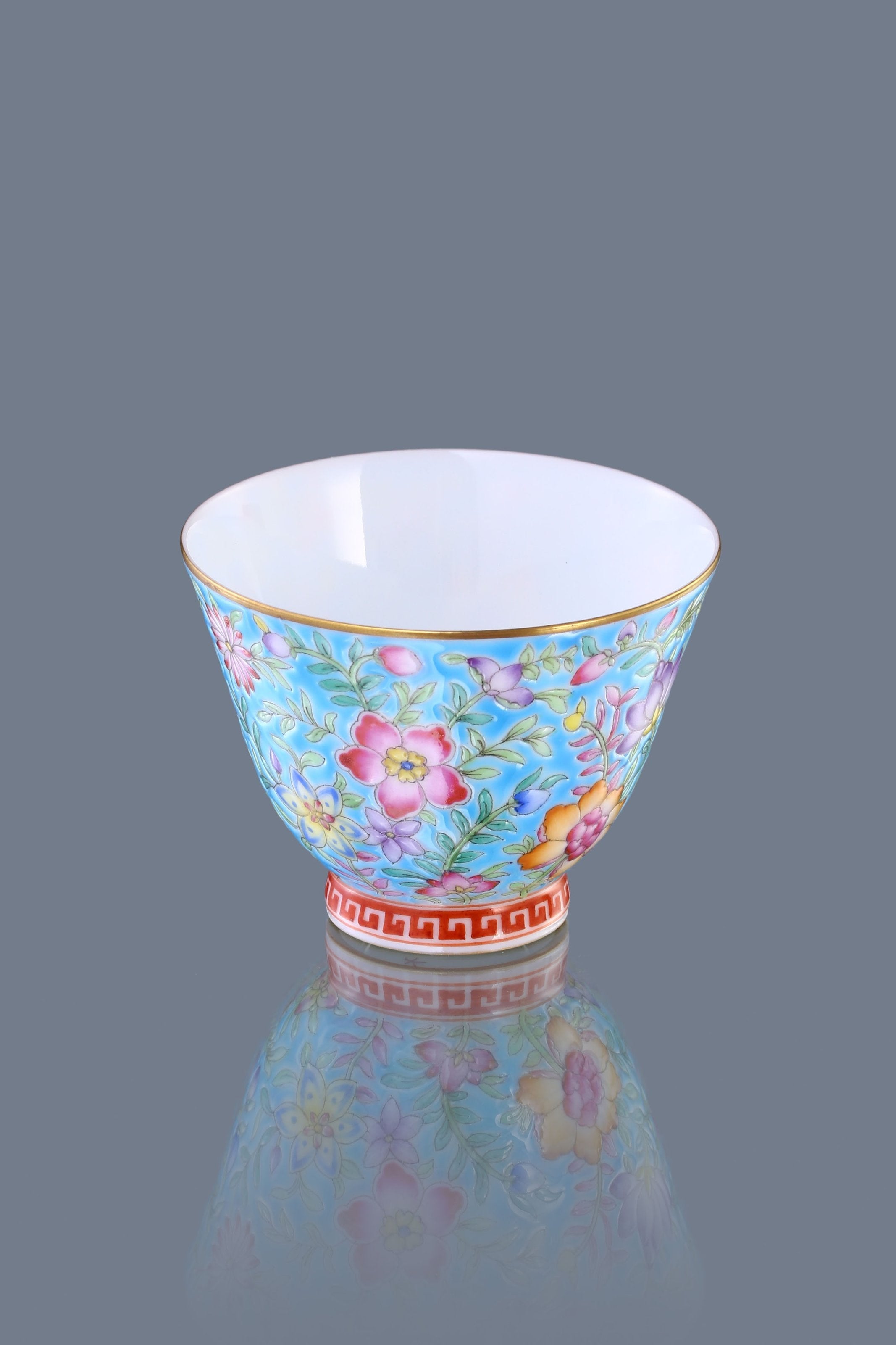 Enamel Painted Open Rim Cup