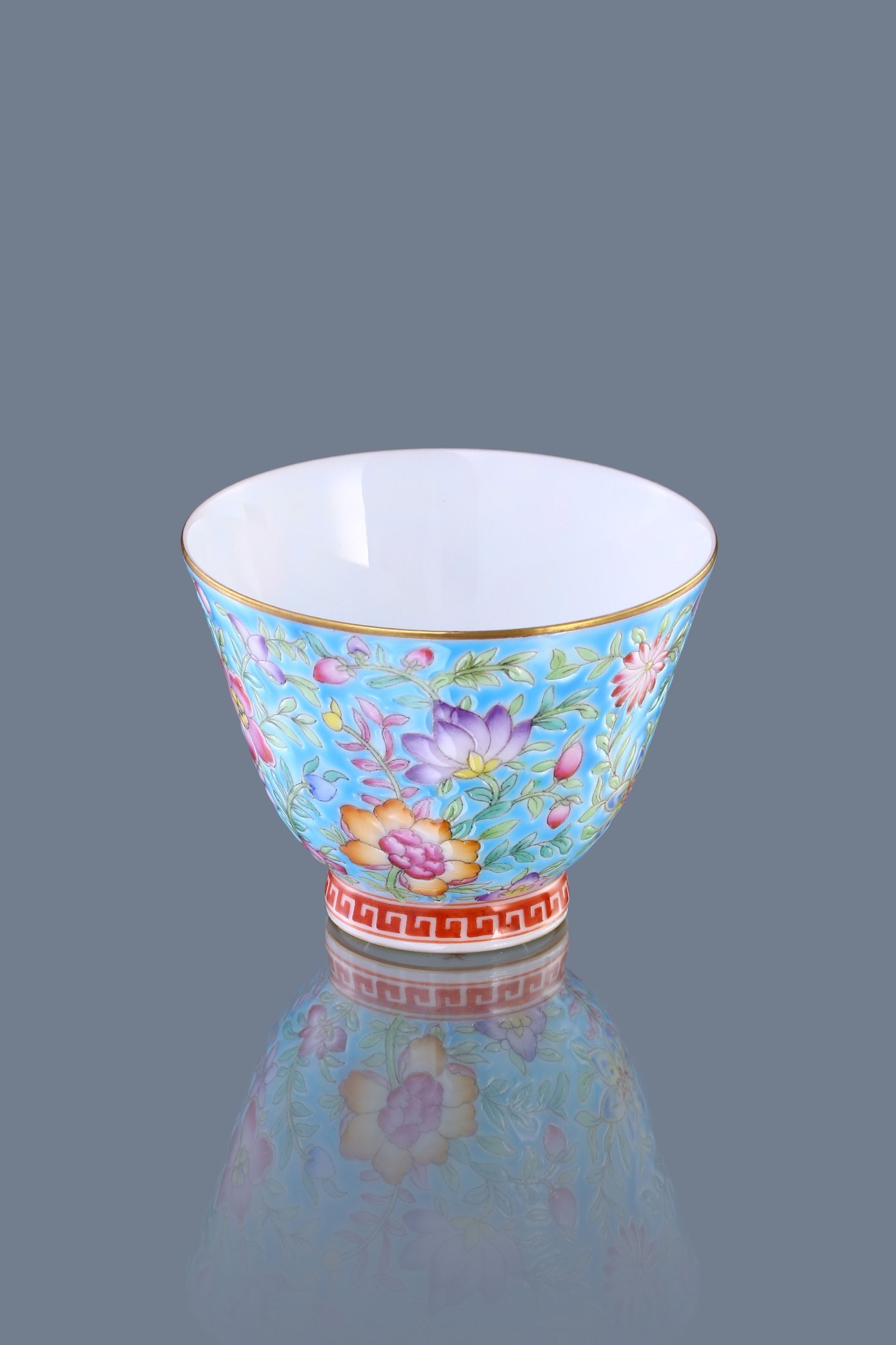 Enamel Painted Open Rim Cup